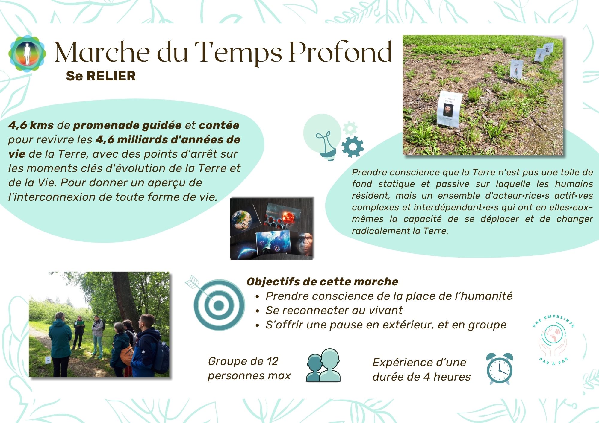 Marche du Temps Profond visuel Marche du temps profond