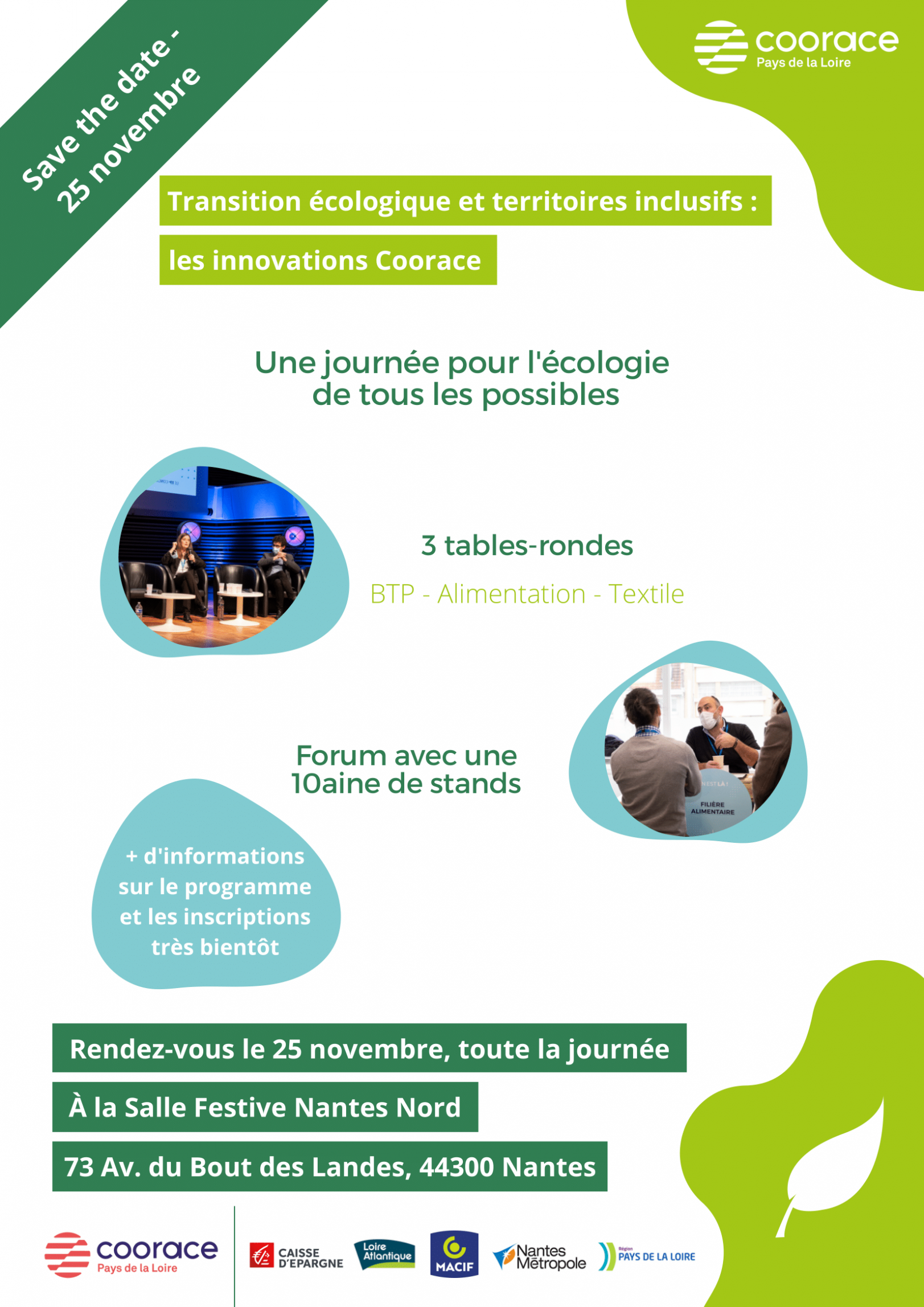 Transition écologique et territoires inclusifs : les innovations Coorace Transition écologique et territoires inclusifs : les innovations Coorace