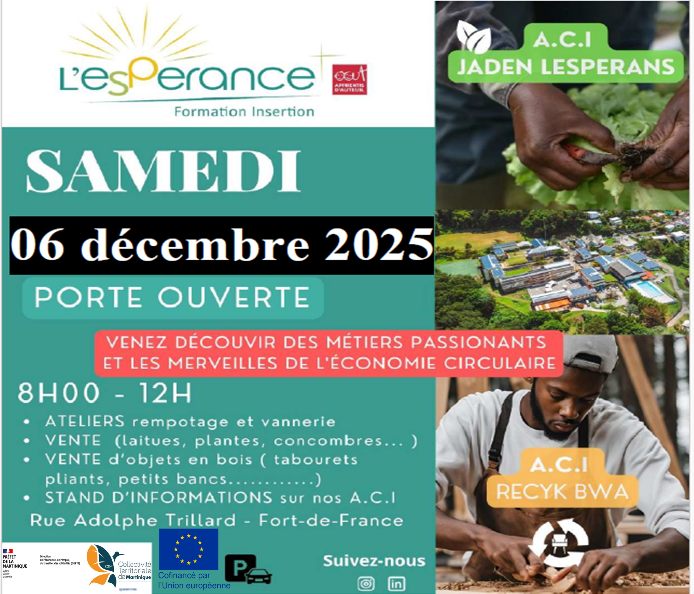 Matinée Portes Ouvertes des ACI de L’Espérance Matinée Portes Ouvertes des ACI de L’Espérance
