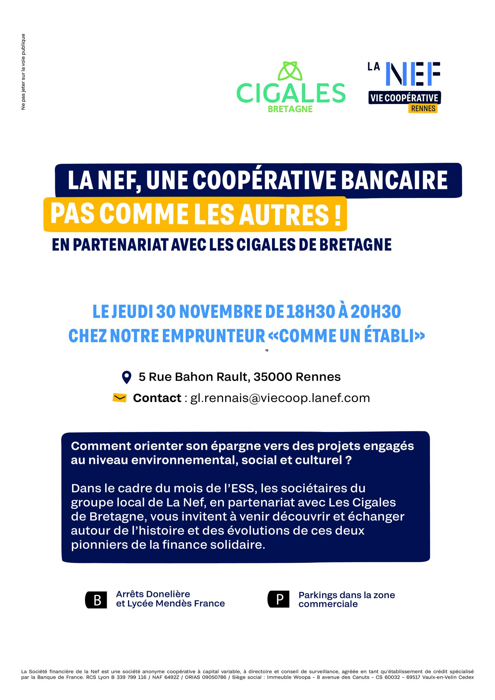 La Nef, une coopérative bancaire pas comme les autres La Nef, une coopérative bancaire pas comme les autres