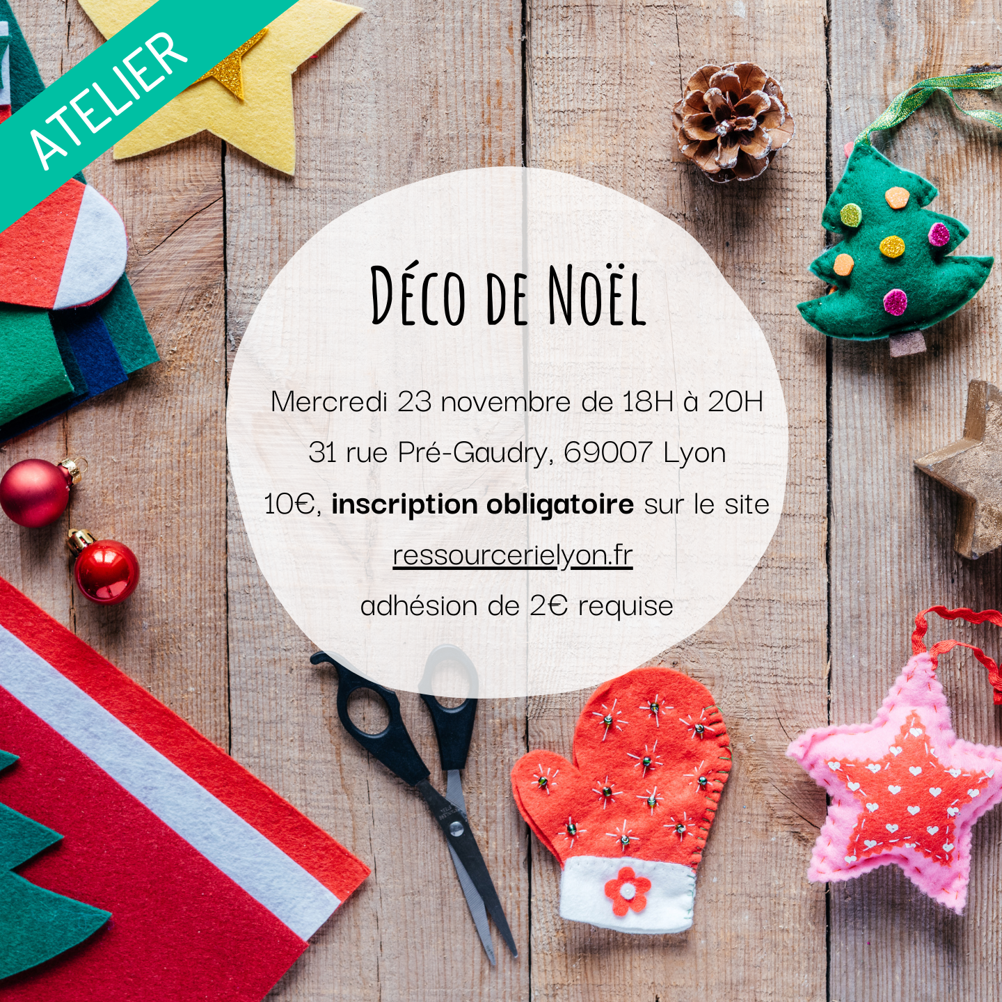 Atelier décoration de noël