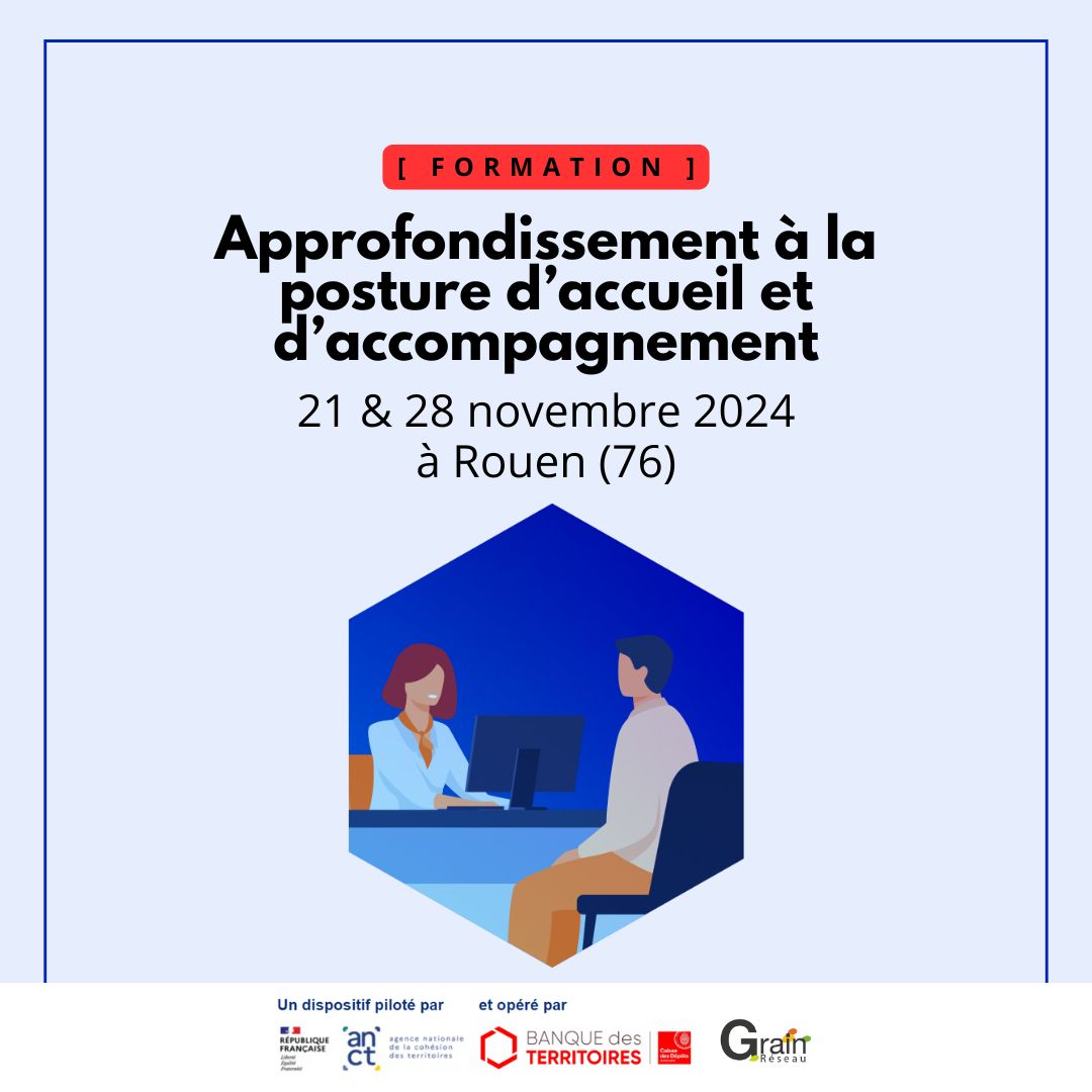 Formation inclusion numérique " "Approfondissement à la posture d'accueil et d'accompagnement pédagogique"