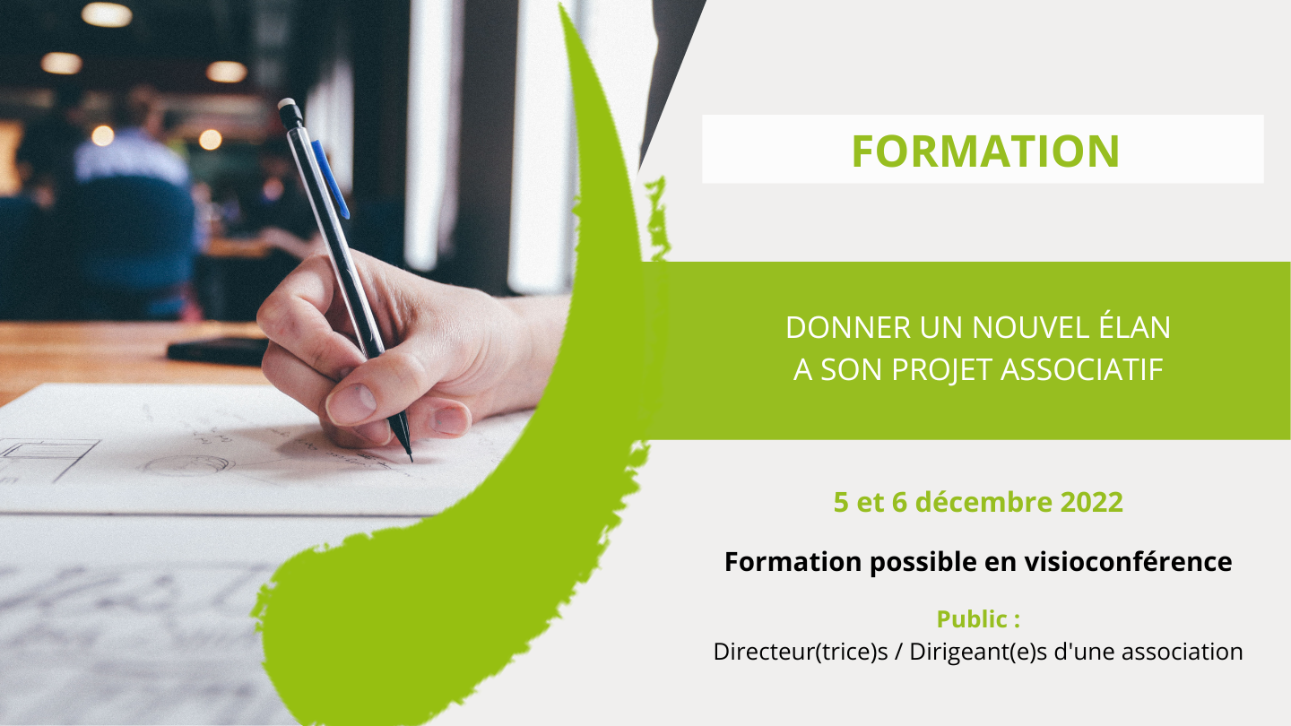 Formation Donner un nouvel élan à son projet associatif