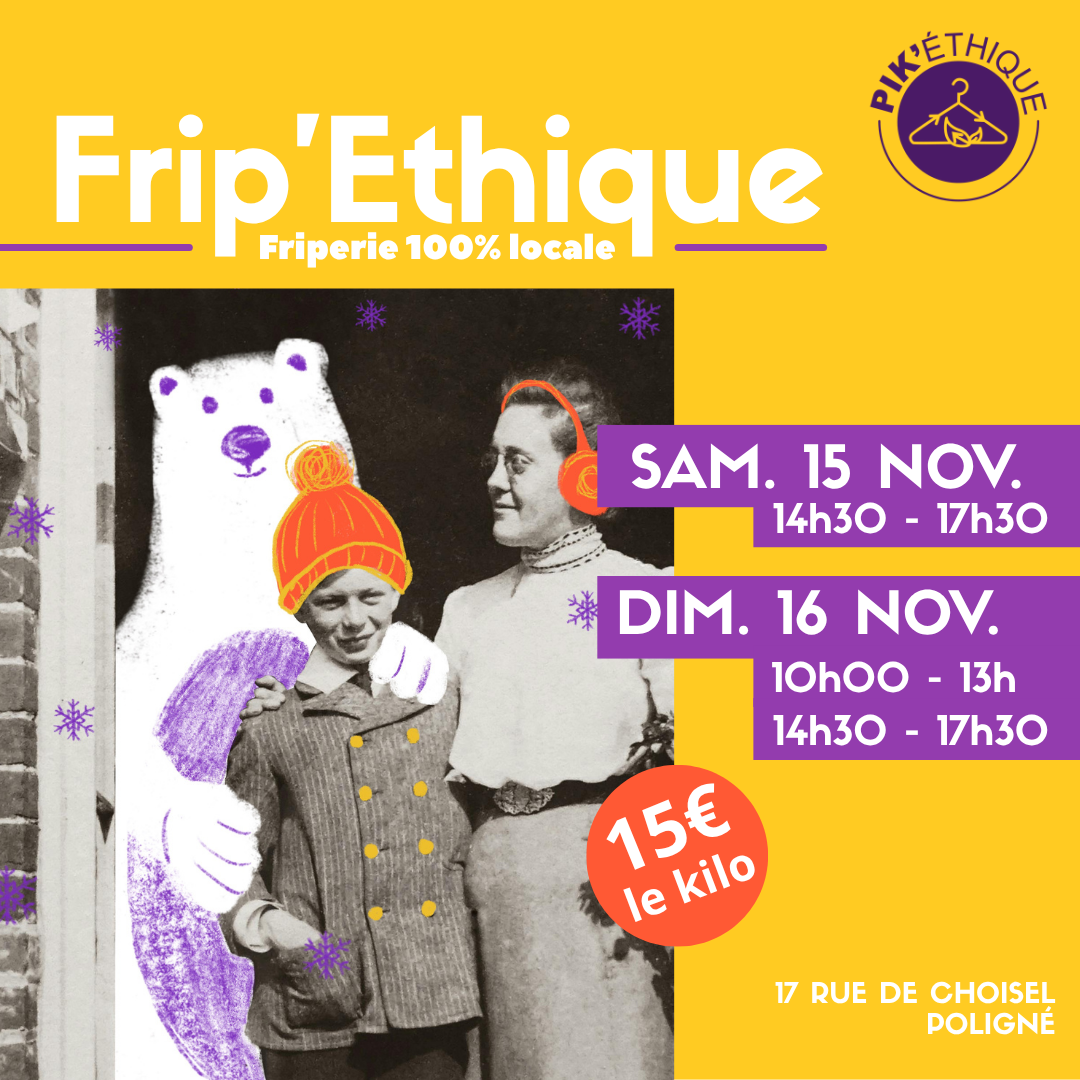 Friperie associative Visuel de la Frip'éthique