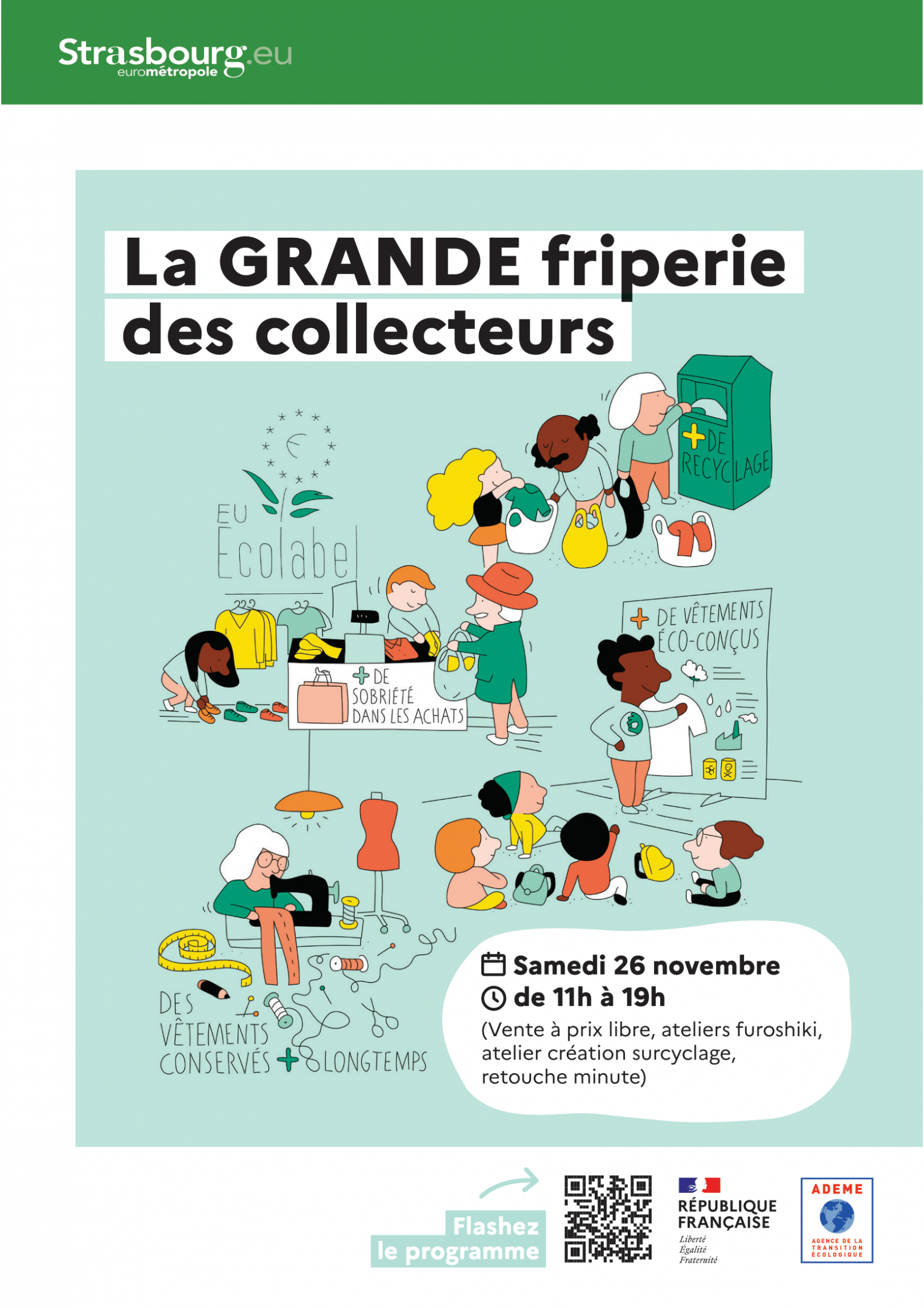26 novembre de 11h à 19h La Grande Friperie des Collecteurs