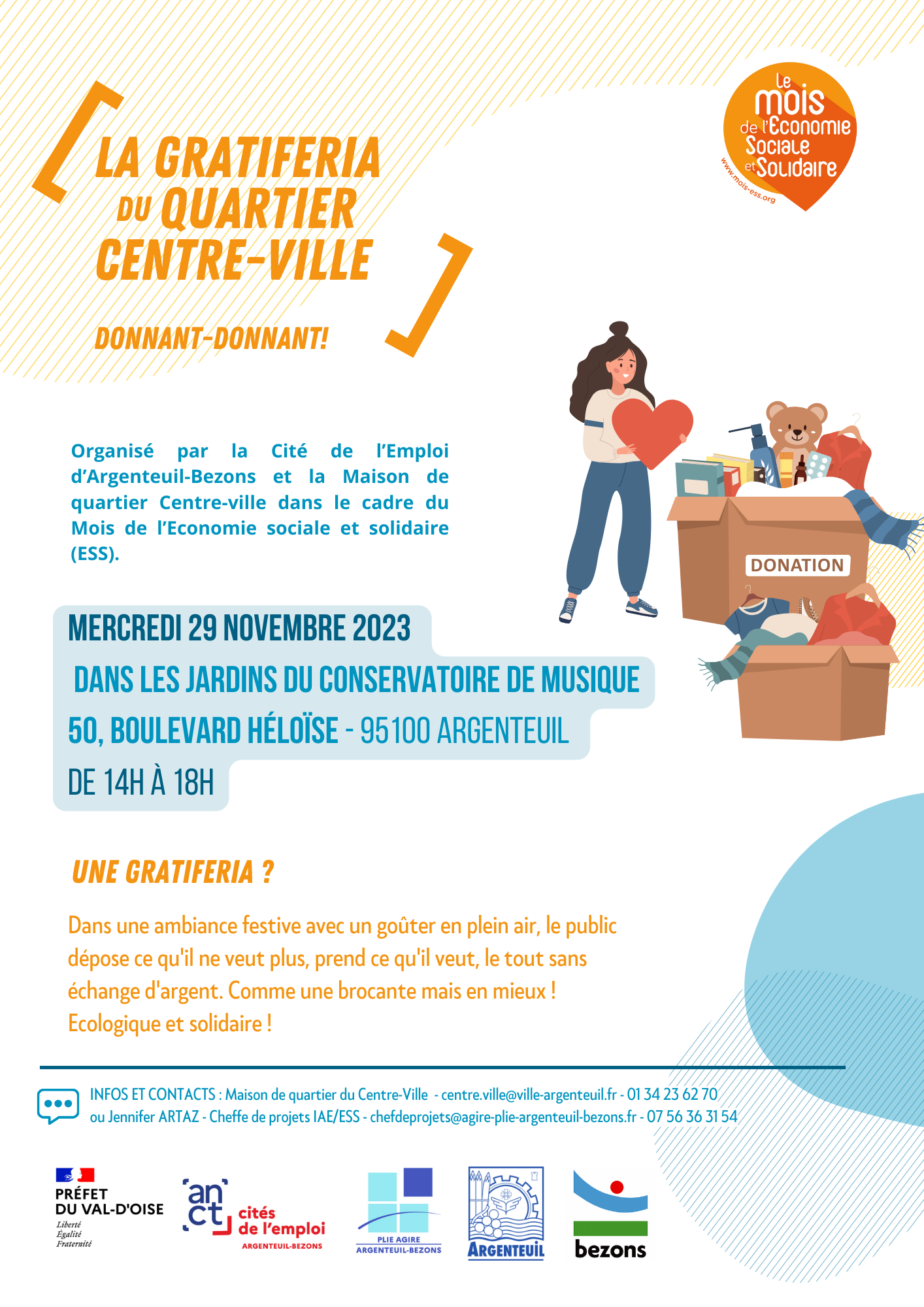 Affiche gratiferia 29/11/2023