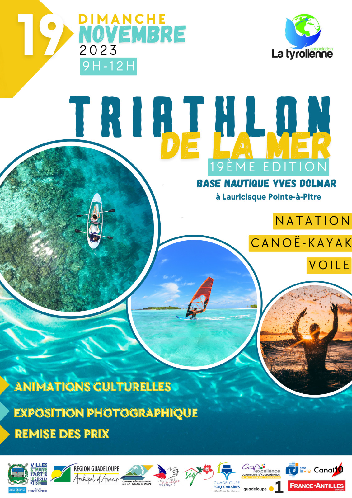 19ème édition du Triathlon de la mer Triathlon de la mer