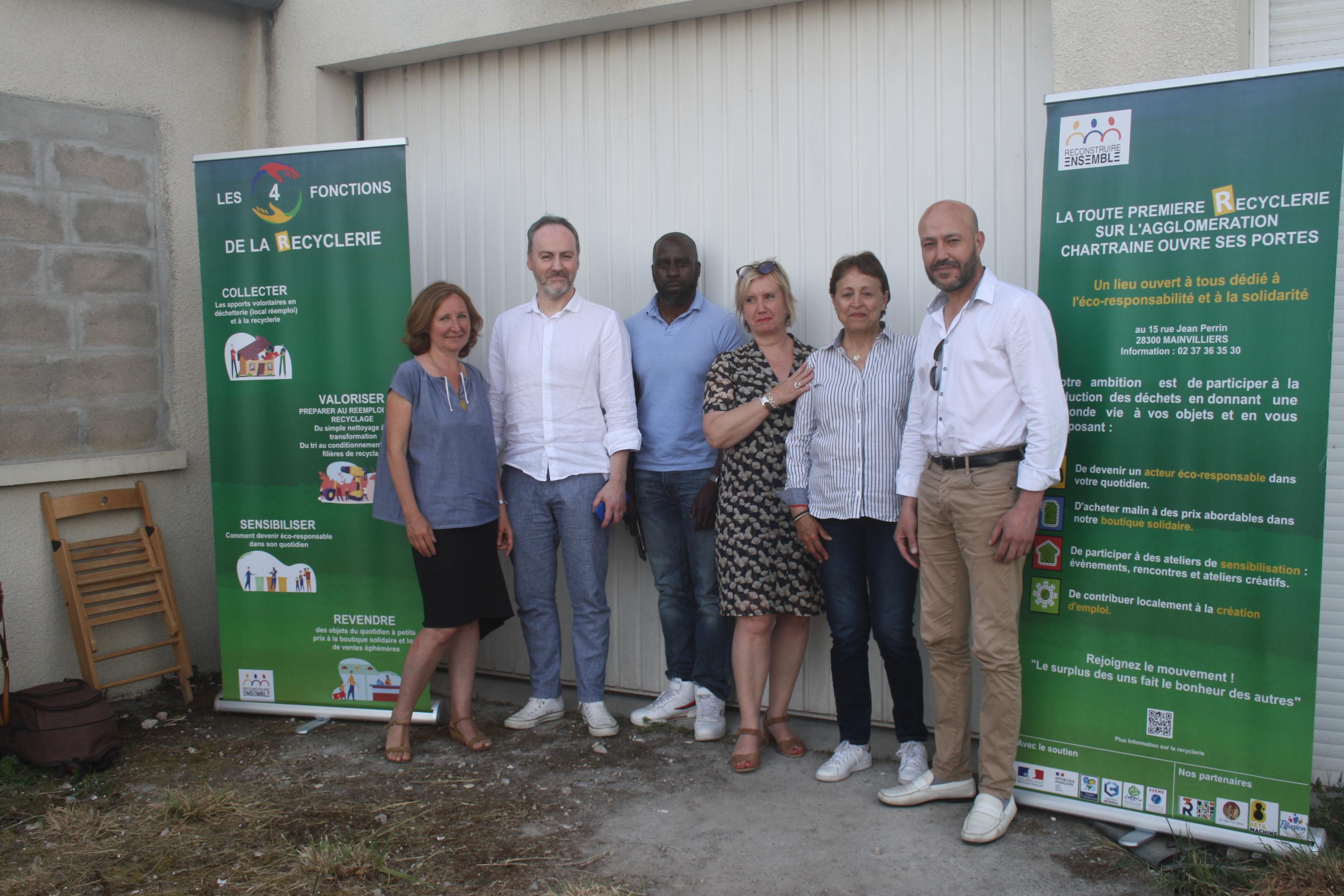 Recyclerie Solidaire de Reconstruire Ensemble à Mainvilliers