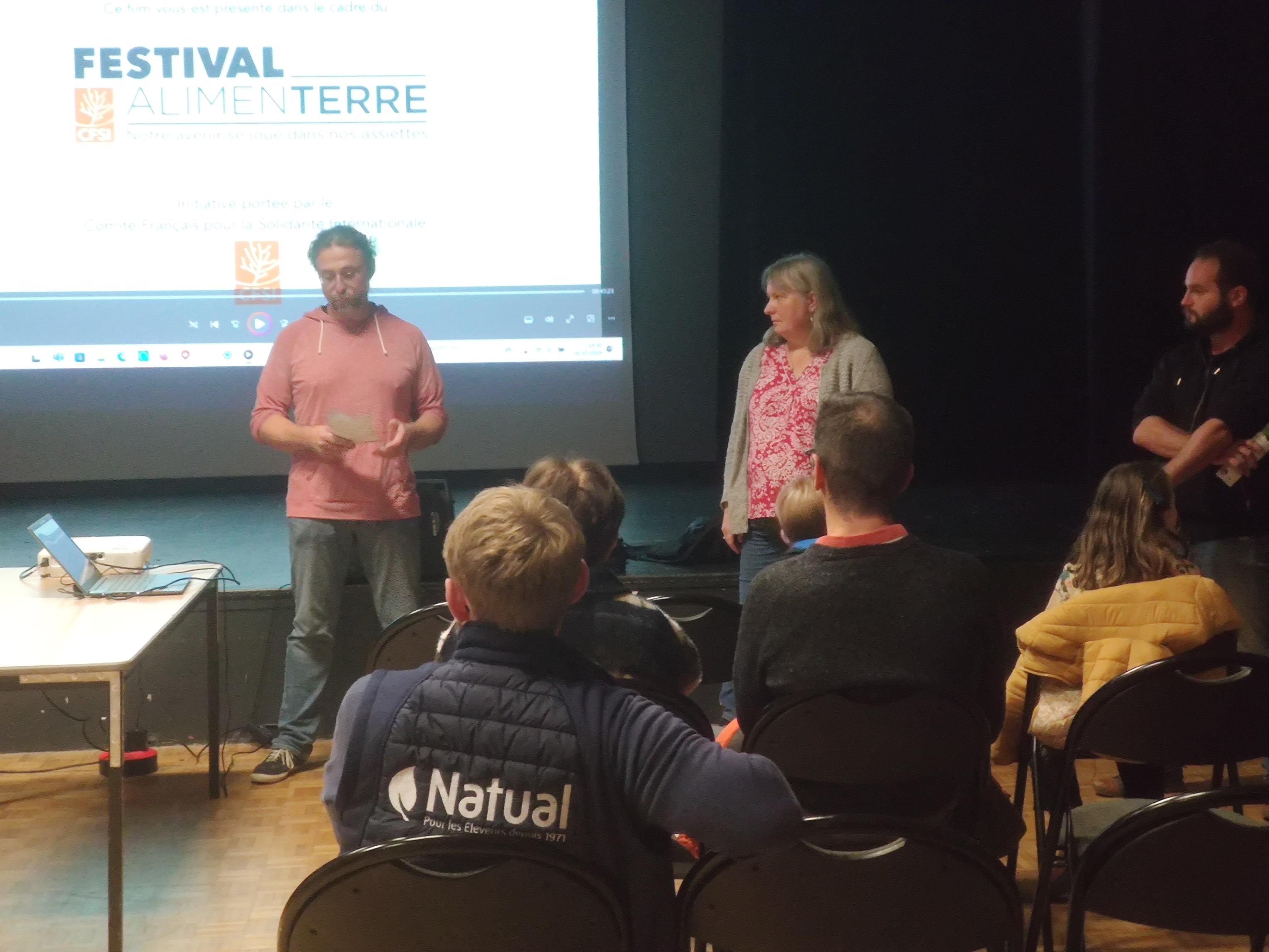 Projection débat Alimenterre 2024 à la MJC de Quintin