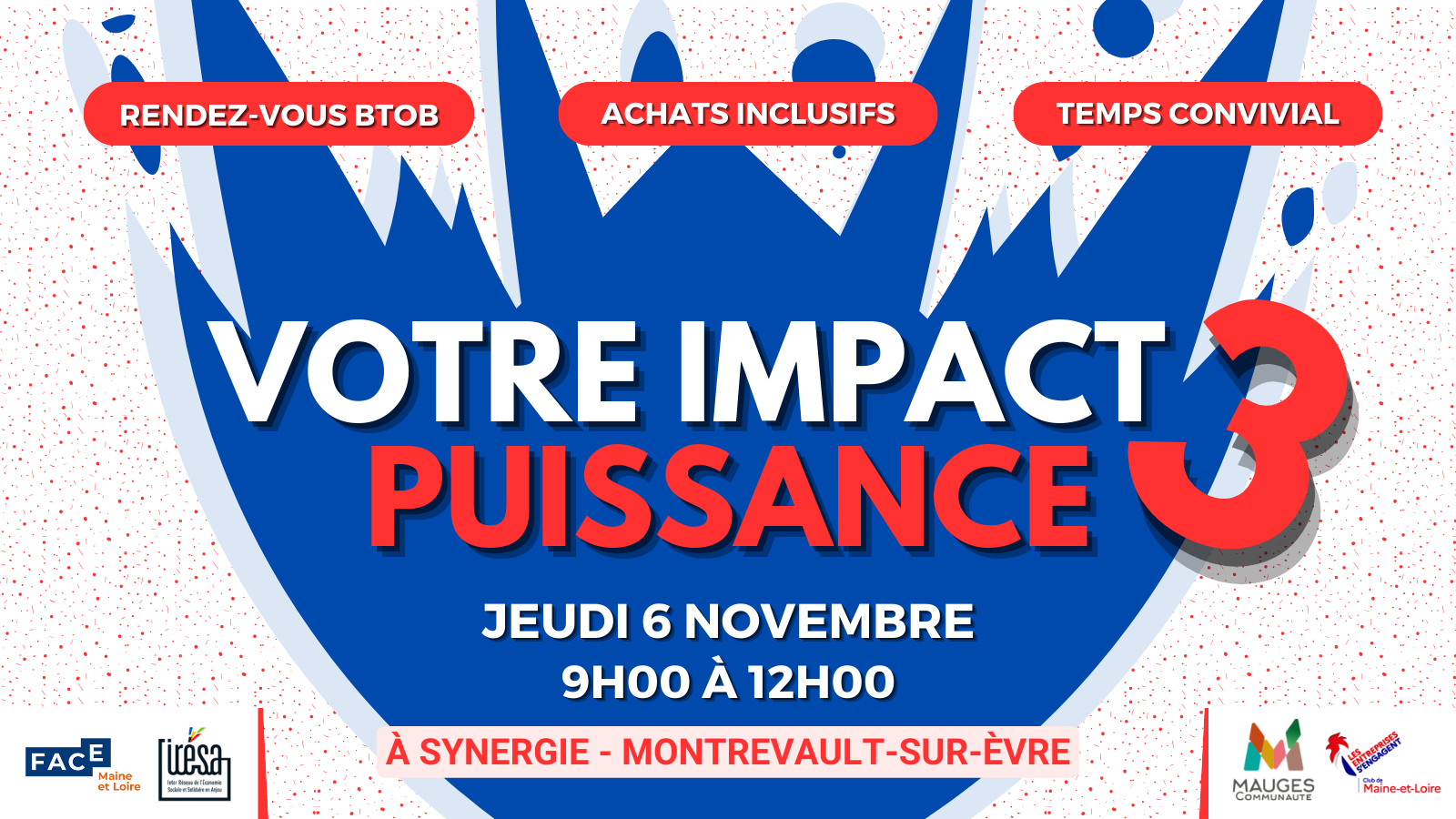 Image de l'événement Impact Puissance 3 organisé dans les Mauges