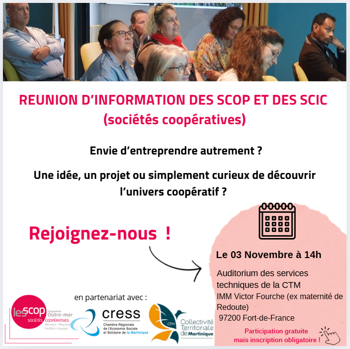 Réunion d'information sur les coopératives Réunion d'information sur les coopératives