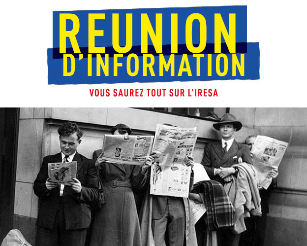 visuel de la réunion d'information