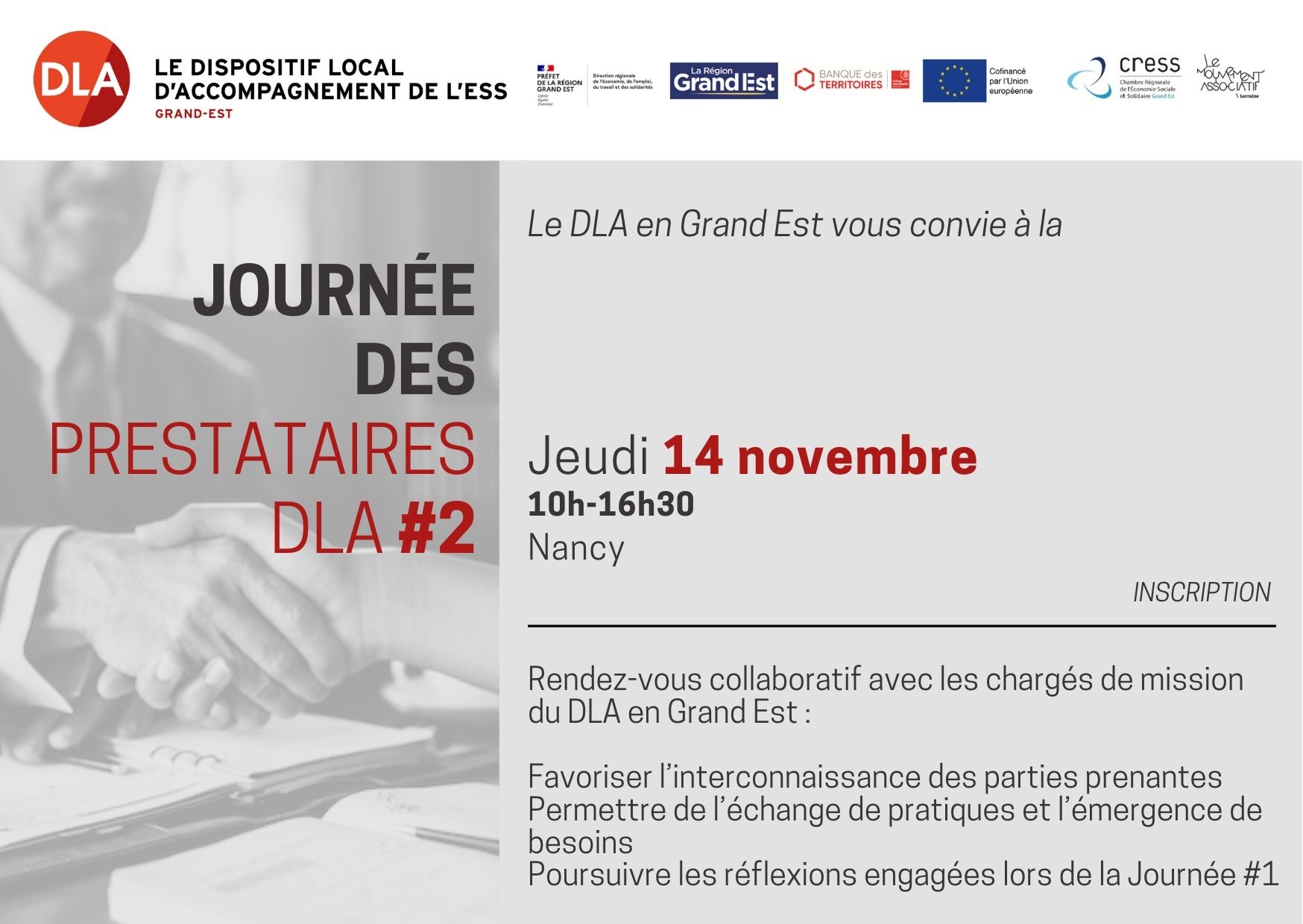 Invitation à l'évènement