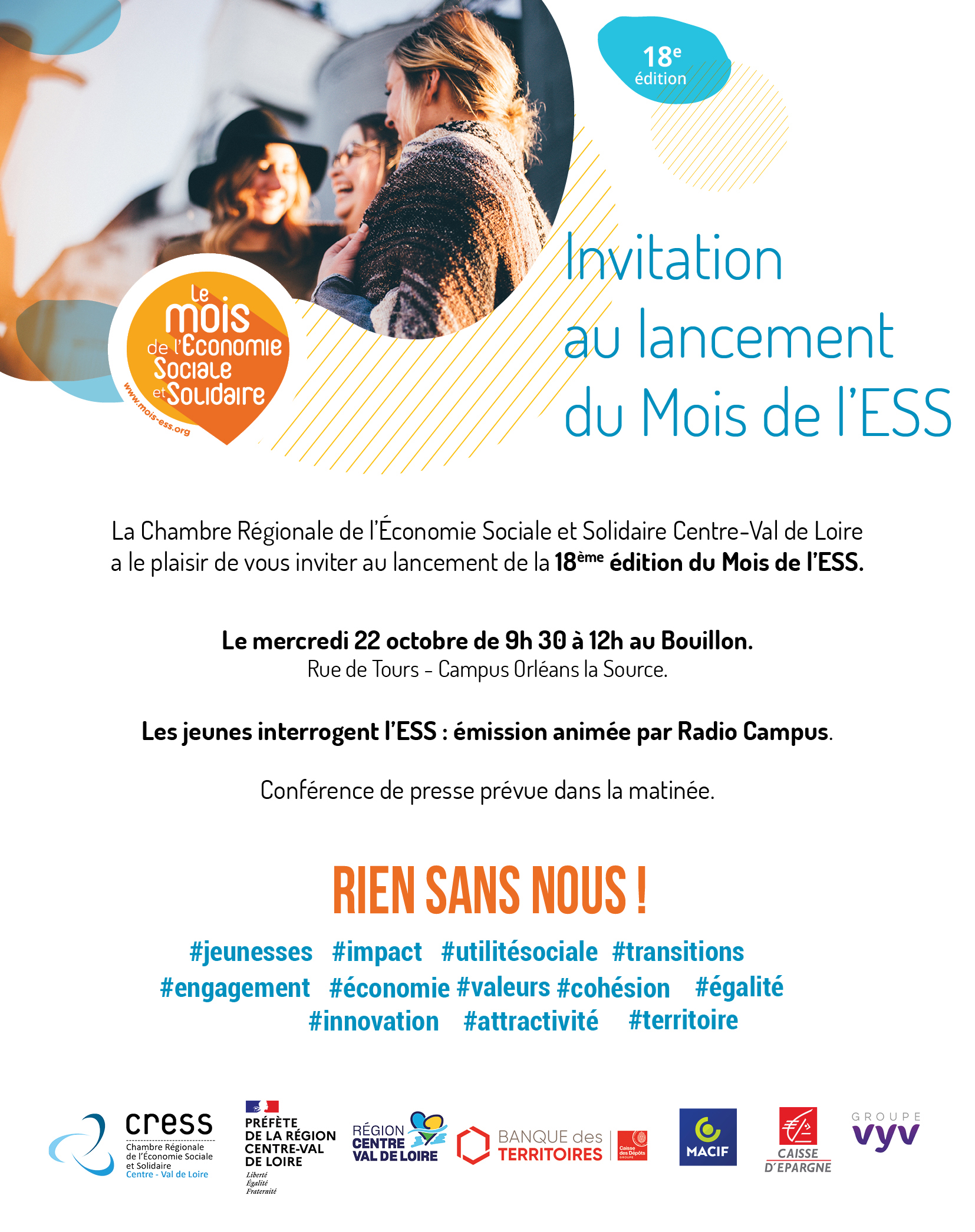 Invitation au lancement du Mois