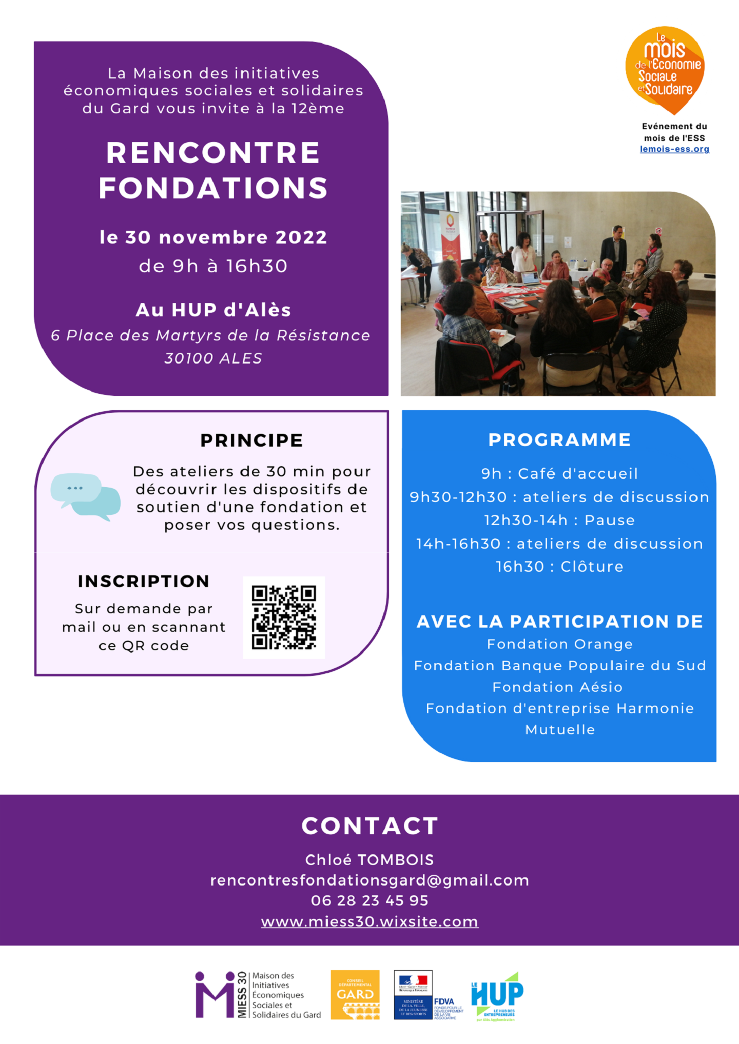 Invitation à la 12ème Rencontre Fondations Invitation à la 12ème Rencontre Fondations
