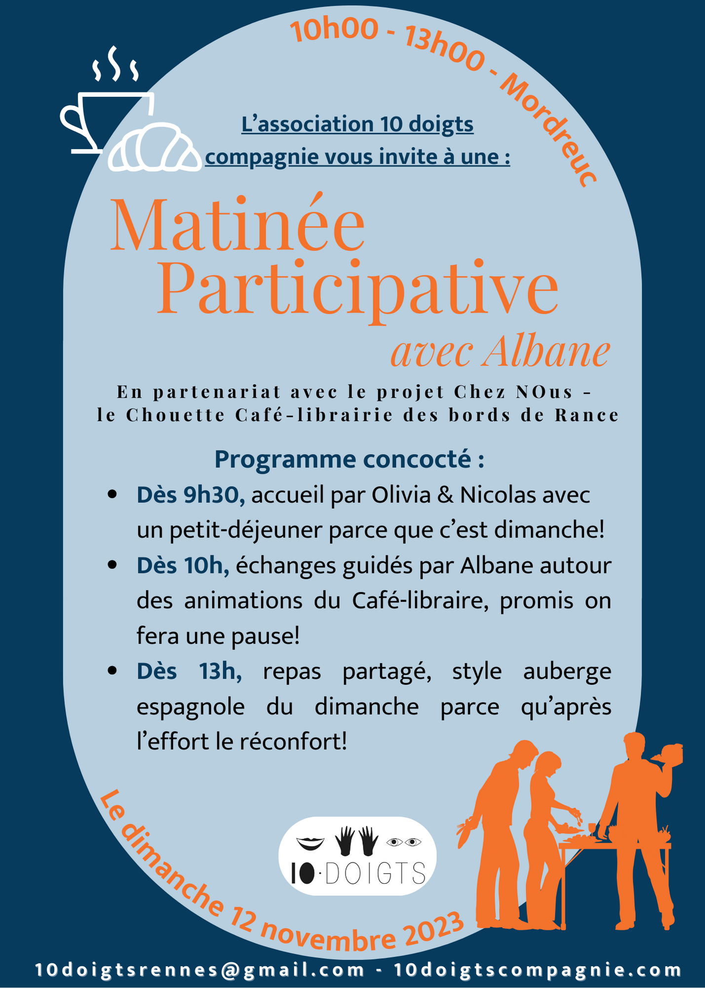 Matinée participative spéciale idée d'animations Café-librairie- Mordreuc (22) Matinée participe animation Café Librairie