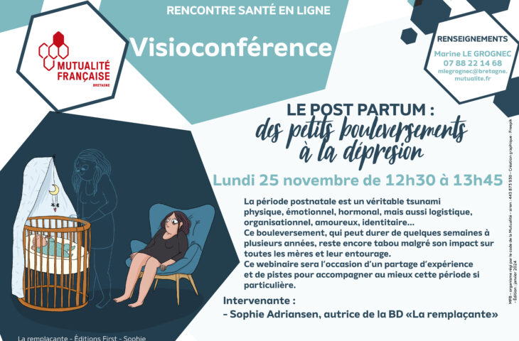 Webinaire – Le post partum : des petits bouleversements à la dépression Webinaire