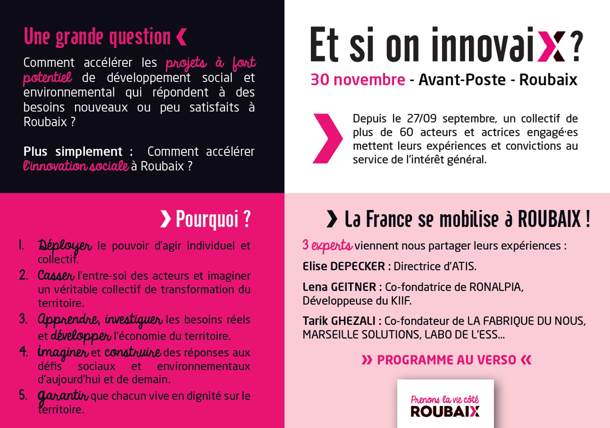 Et si on innovaiX : le 30 novembre, on STOP ou on START ? Et si on innovaiX : le 30 novembre, on STOP ou on START ?