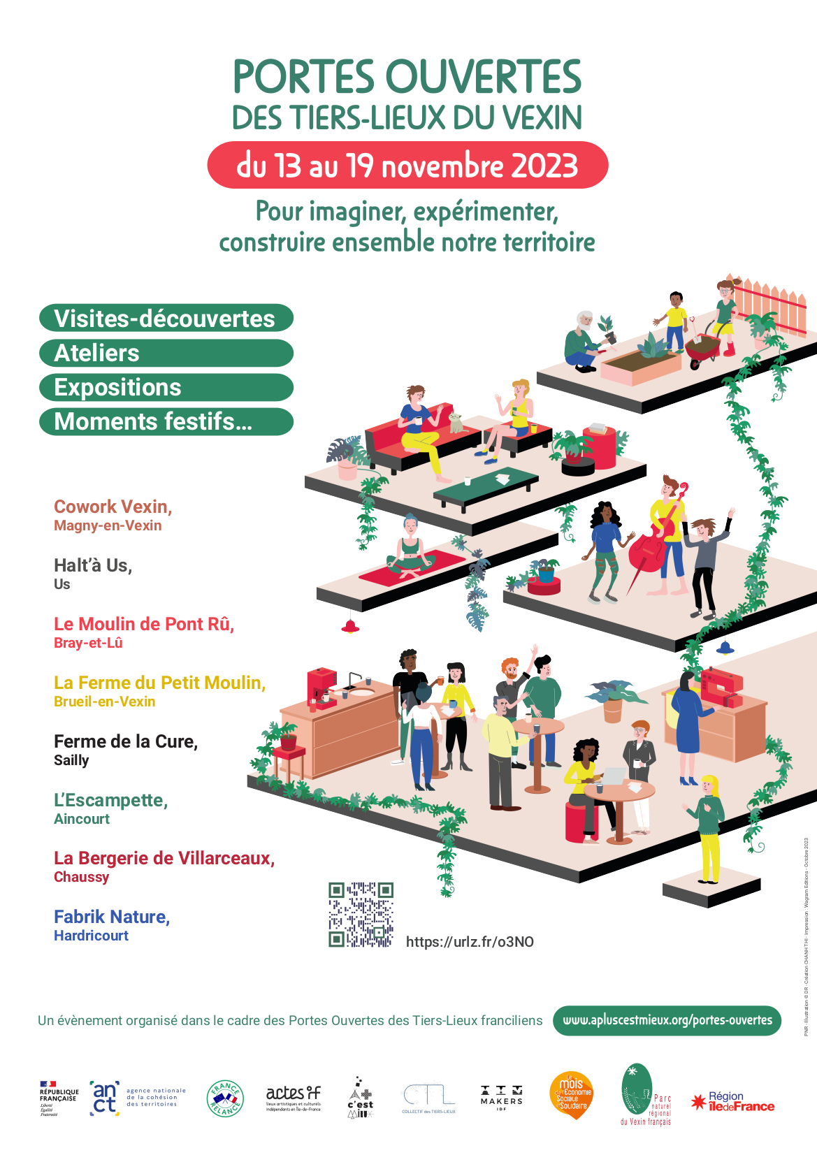 Journées Portes ouvertes des Tiers-lieux du Vexin du 13 au 19/11/2023 Journées Portes ouvertes des Tiers-lieux du Vexin du 13 au 19/11/2023
