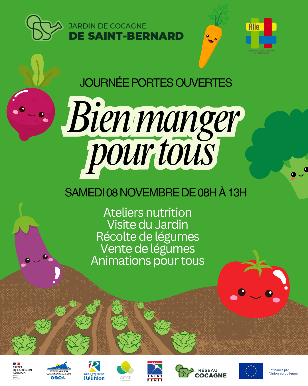 JPO au Jardin de Cocagne " BIEN MANGER POUR TOUS"