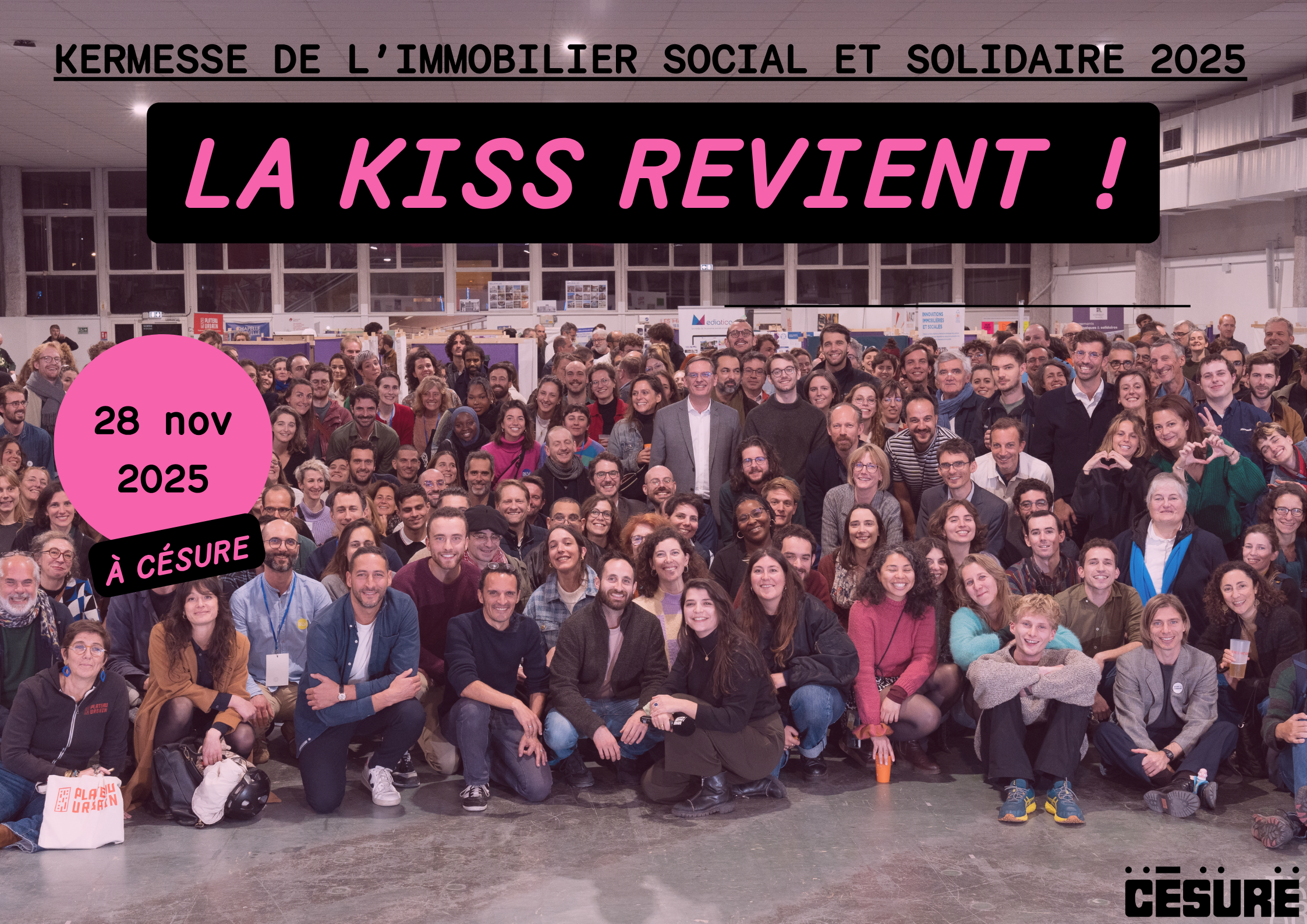 Kermesse de l'Immobilier social et solidaire La KISS REVIENT : SAVE THE DATE 27 novembre