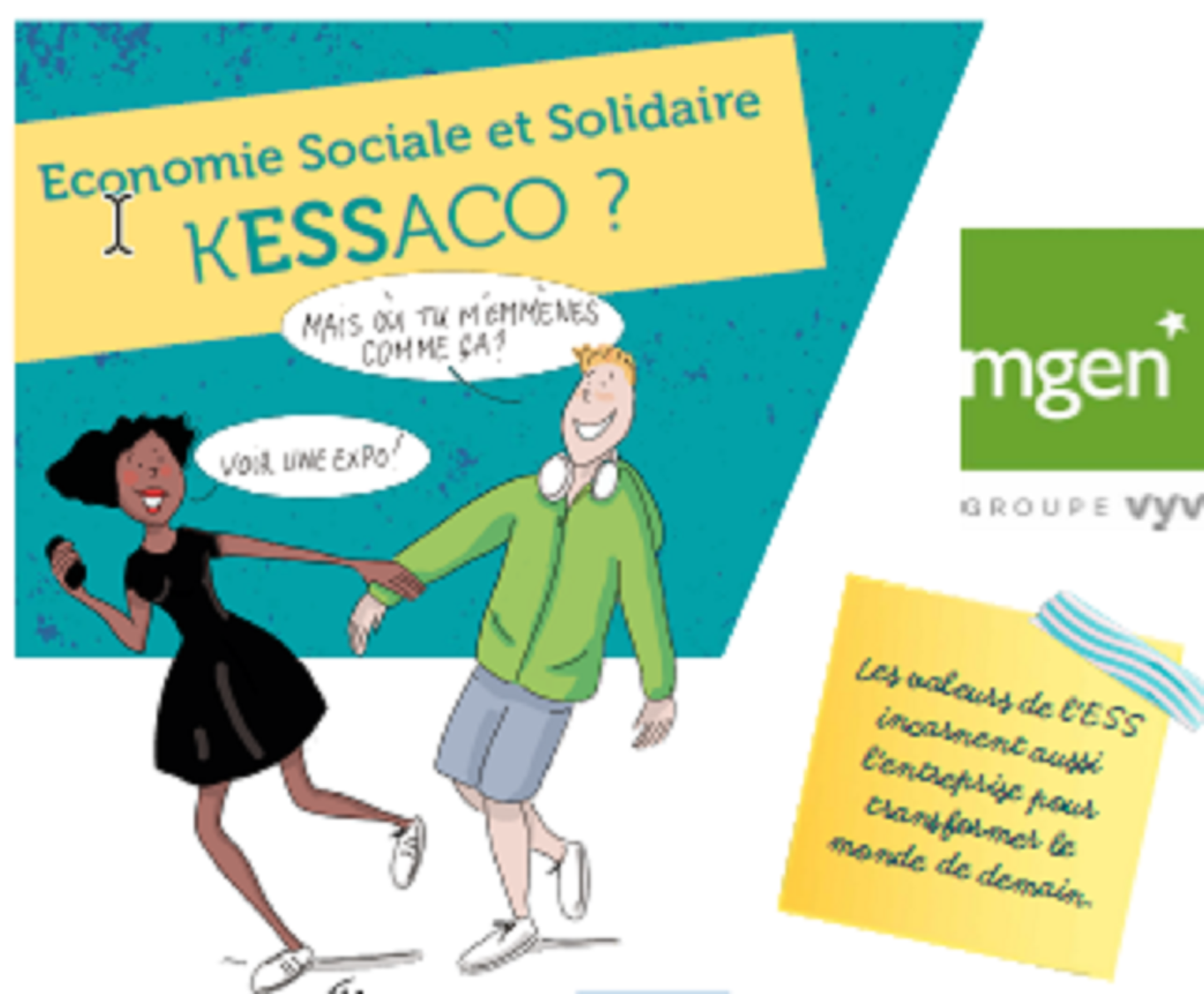 Forum de l'ESS exposition MGEN KESSaco
