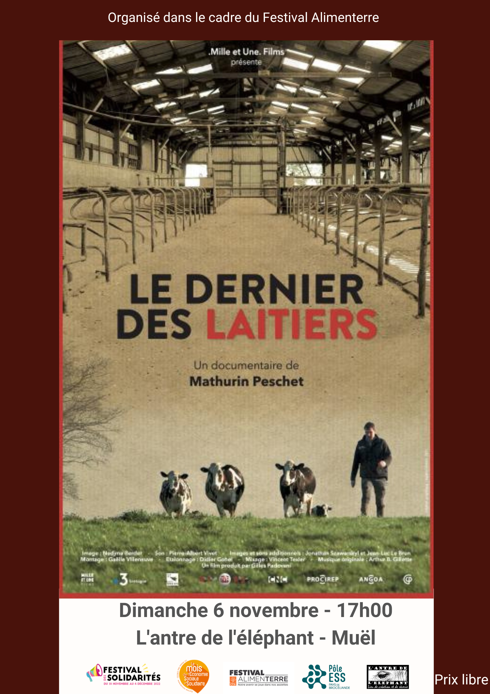 Affiche Le dernier des laitiers & Tapis Vert