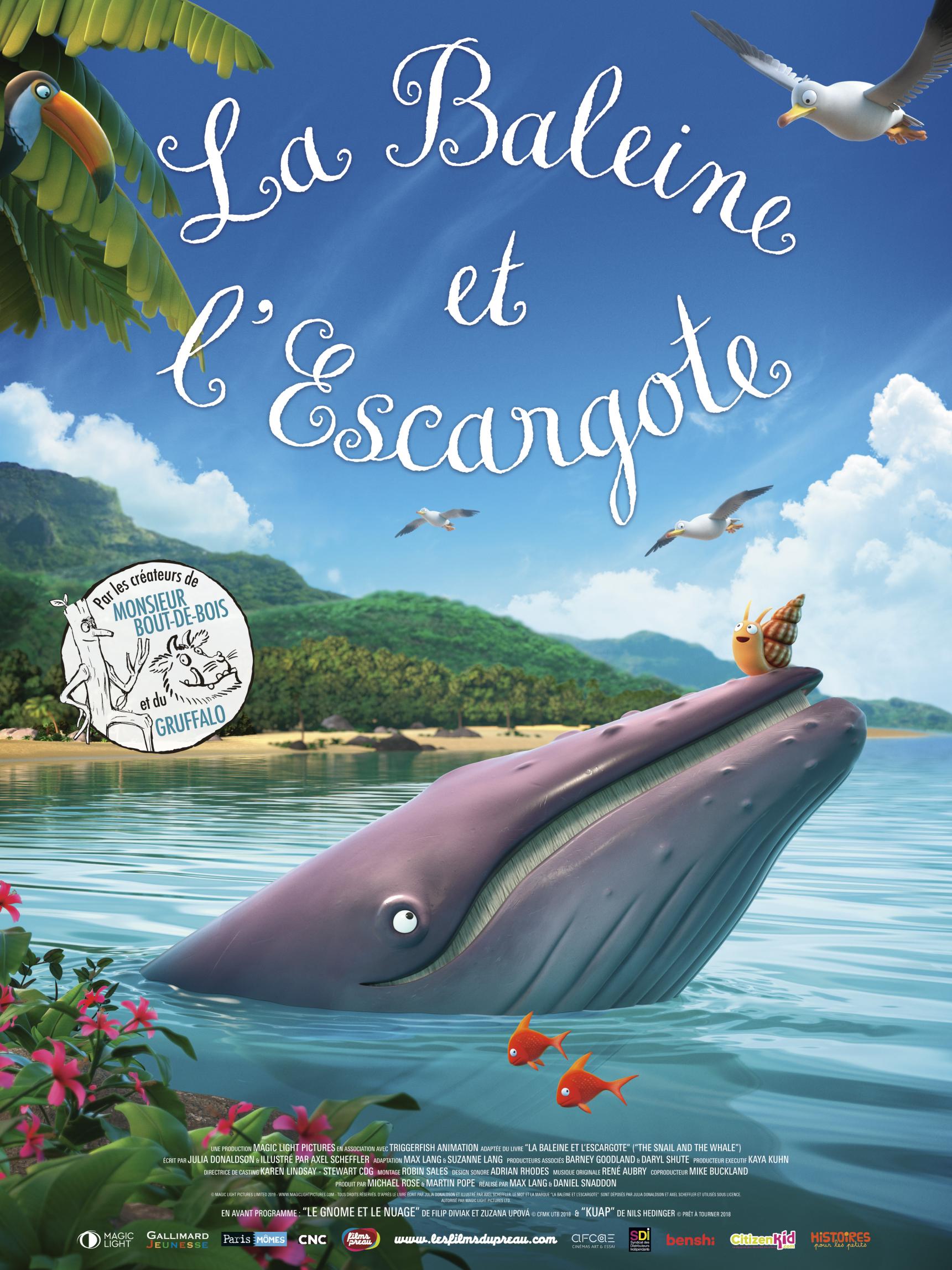 La Baleine et l'Escargote Affiche de la Baleine et l'Escargote