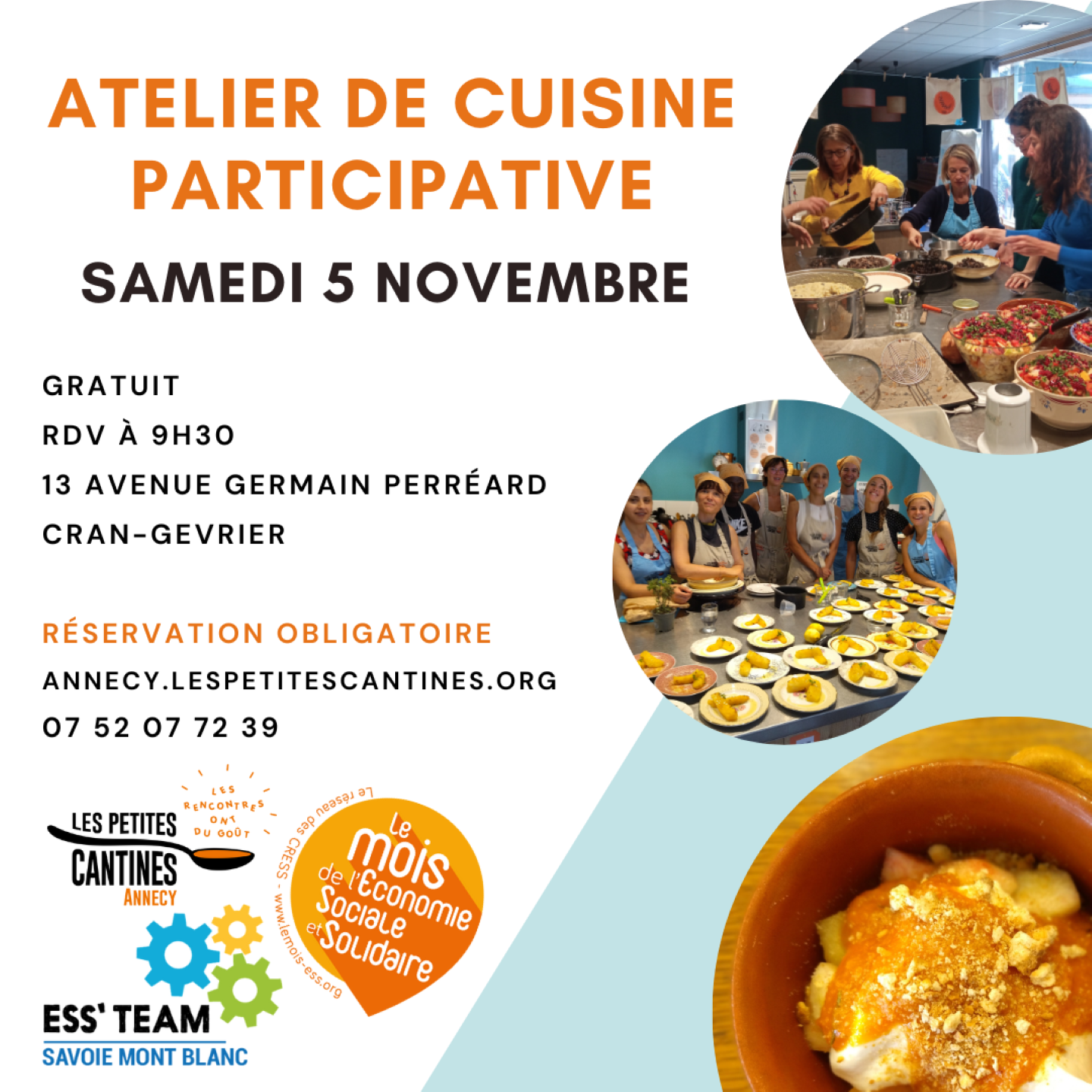 Les Petites Cantines d'Annecy - Partage, repas et chaleur humaine