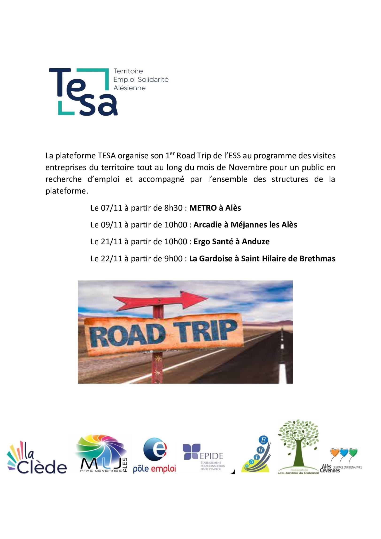 Road Trip de l'ESS sur le territoire Alèsien Visites entreprises