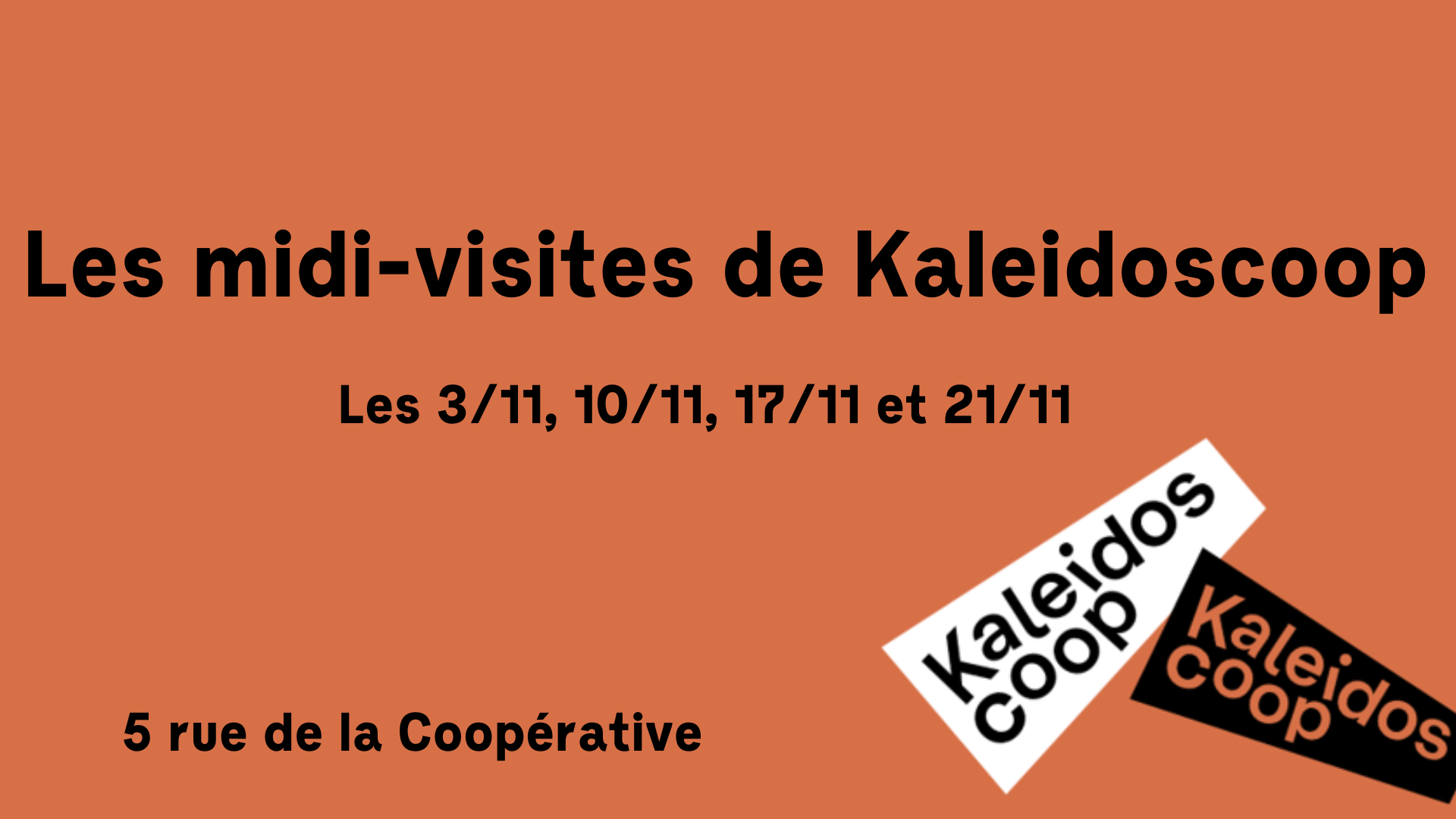 Les midi-visites de Kaleidoscoop Les midi-visites de Kaleidoscoop