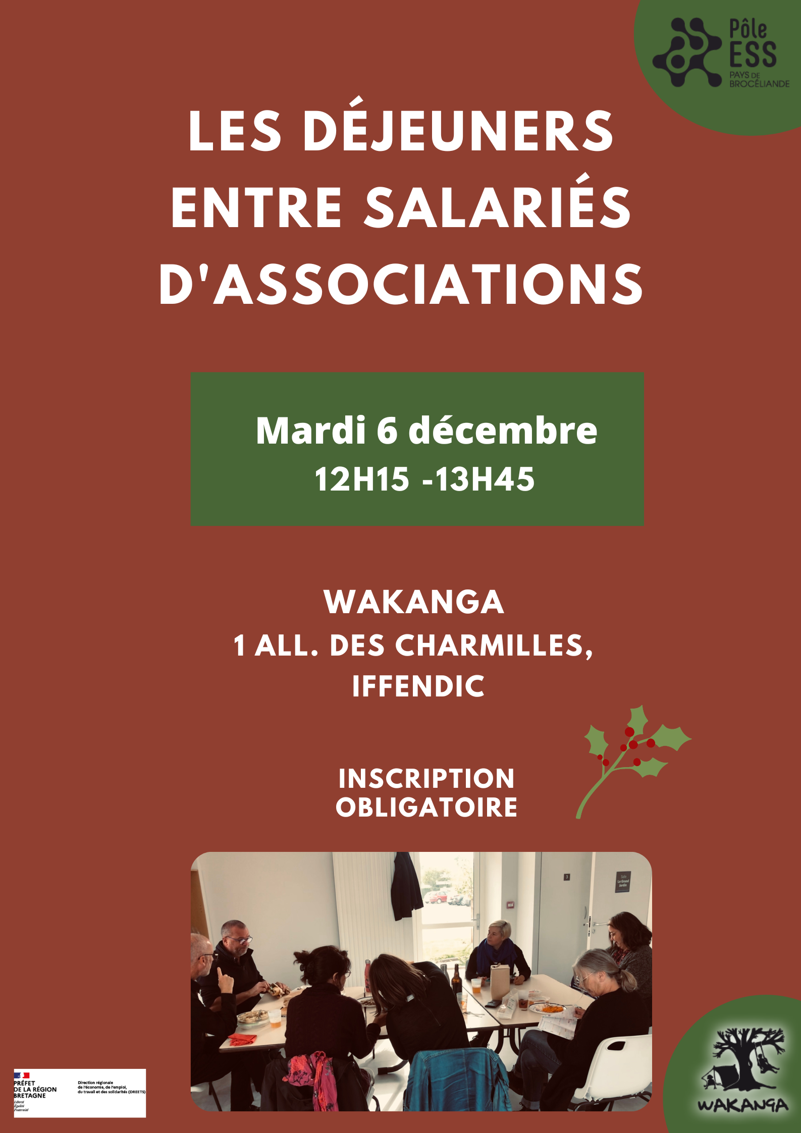 Déjeuner salariés associations employeuses