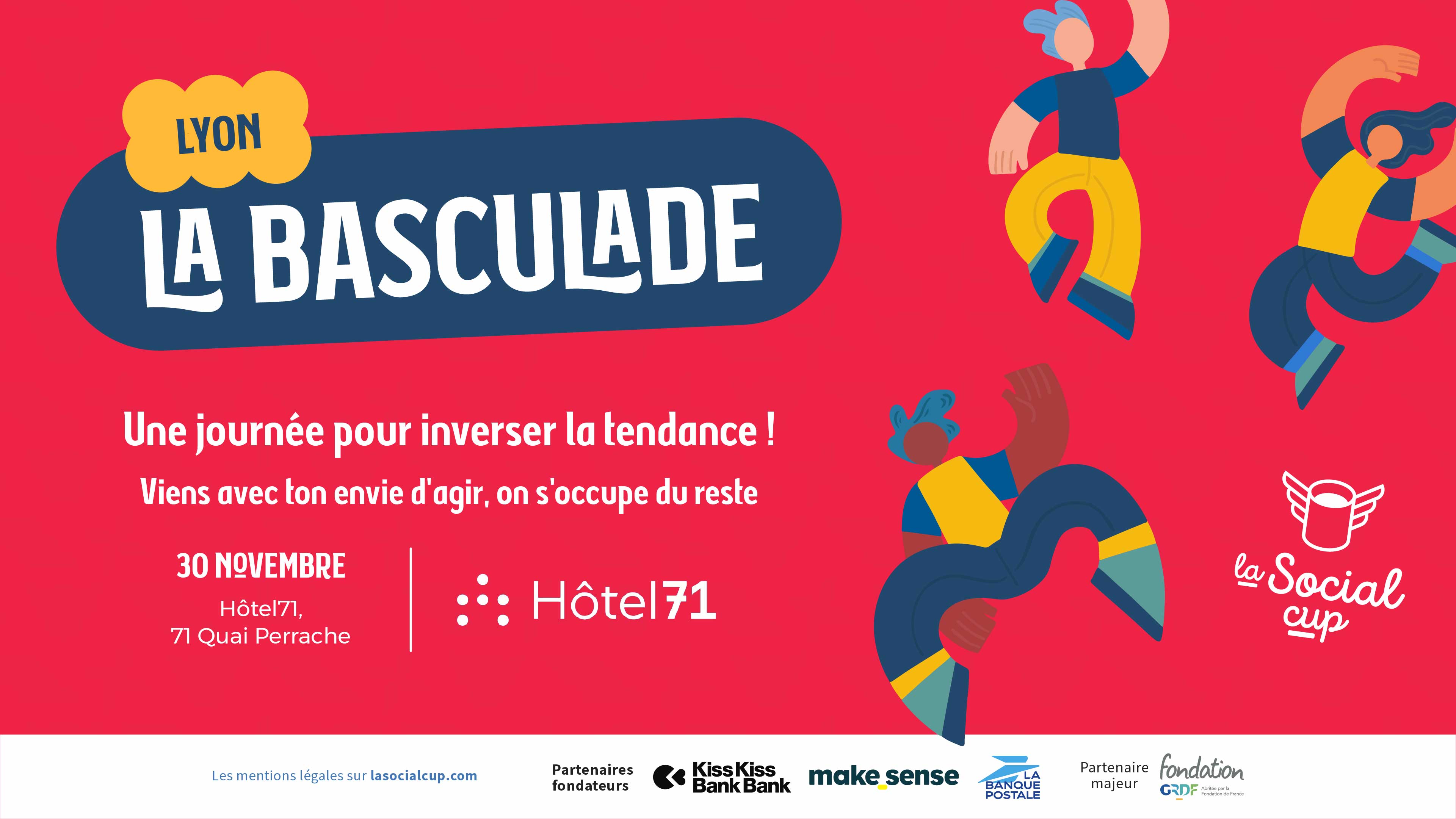 La Basculade de Lyon La Basculade de Lyon, un rendez-vous pour toutes et tous s'engager le 30 novembre