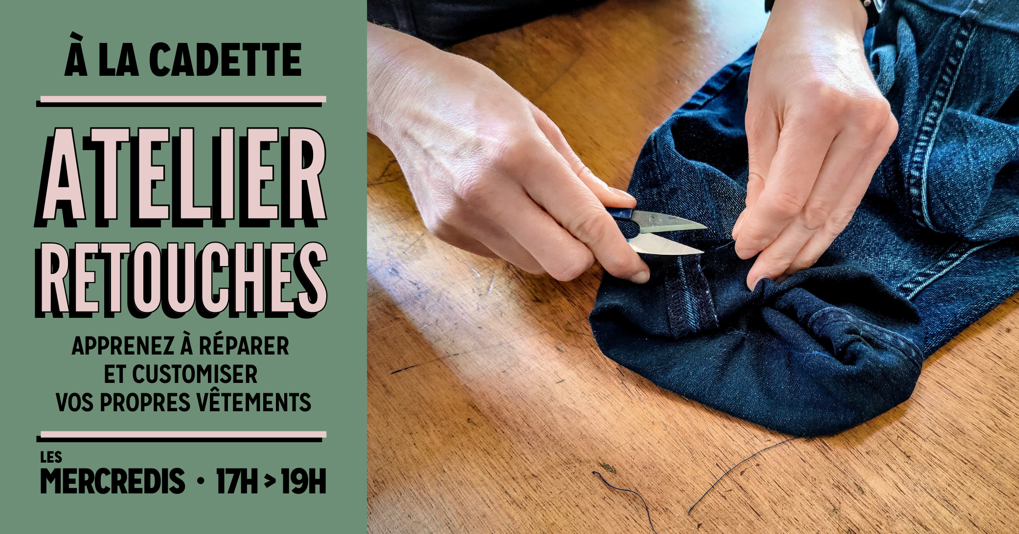 ATELIER COUTURE : RETOUCHES pour débutant·e