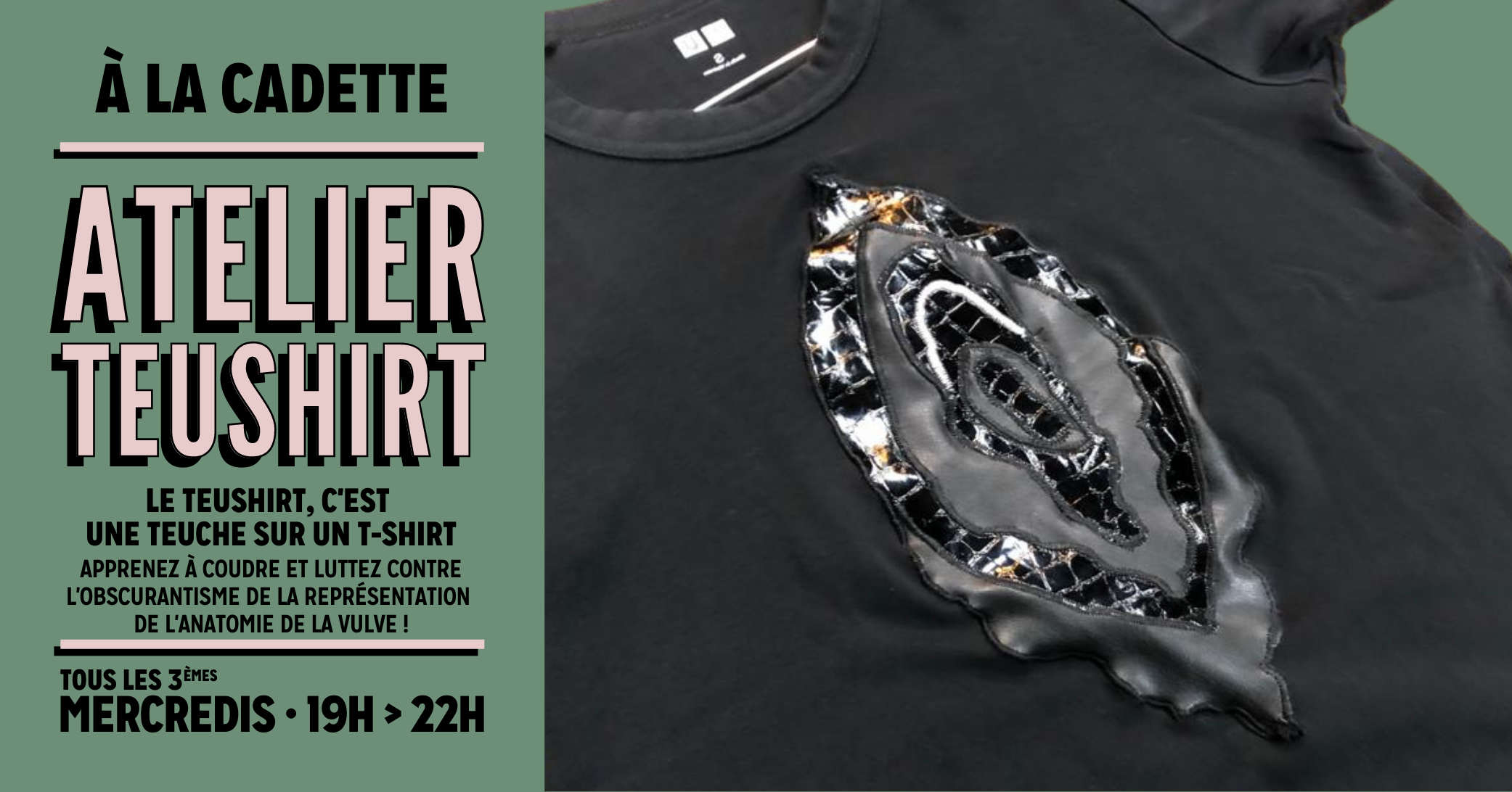 COUTURE MILITANTE Teushirt TOUS NIVEAUX Ă La Cadette