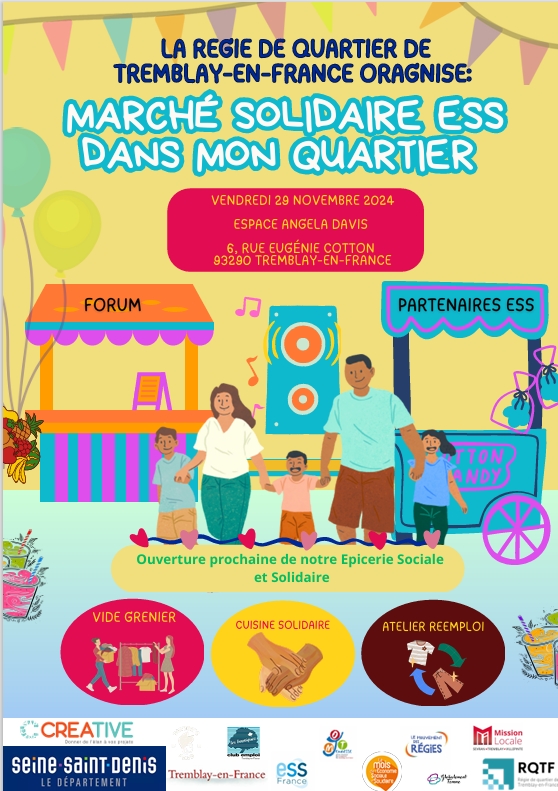 Marché Solidaire - ESS DANS MON QUARTIER Marché Solidaire - ESS DANS MON QUARTIER