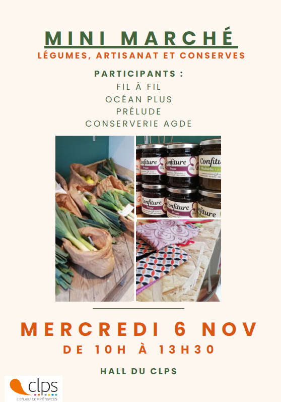 Mini marché & repas solidaire Mini marché & repas solidaire