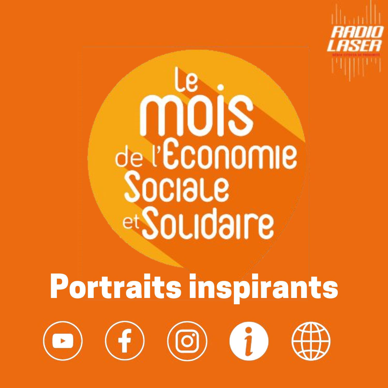 Le Mois de l'ESS 2024 sur Radio Laser, des personnalités innovantes sur le terrtoire Le Mois de ESS Radio Laser 2024, série de portraits inspirants du 04 au 29 novembre