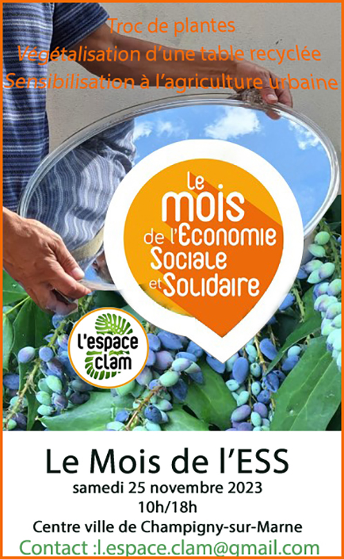 Végétalisation et troc de plantes en mode solidarité, sobriété et zéro déchet #secondemain #zérodéchet #recycler #réemploi #végétalisation #plantes #ess #EspaceClam #animation #sensibilsation #agricultureurbaine