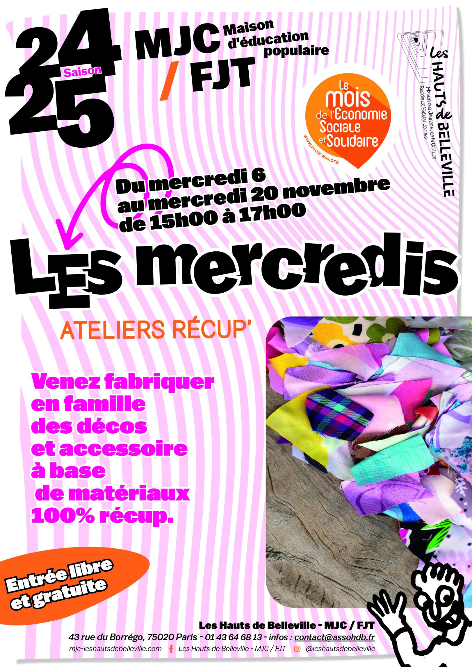 atelier récup' atelier parent enfant