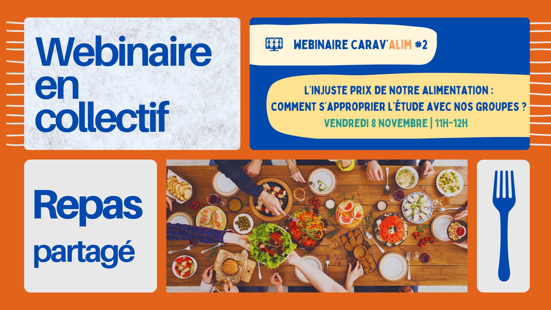 Repas partagé et webinaire