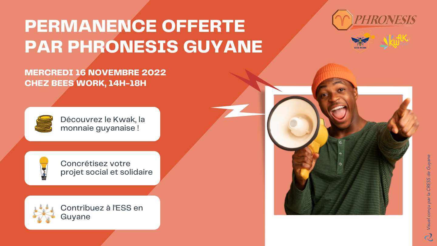 Portez votre projet social et solidaire avec Phronesis Guyane Portez votre projet social et solidaire avec Phronesis Guyane
