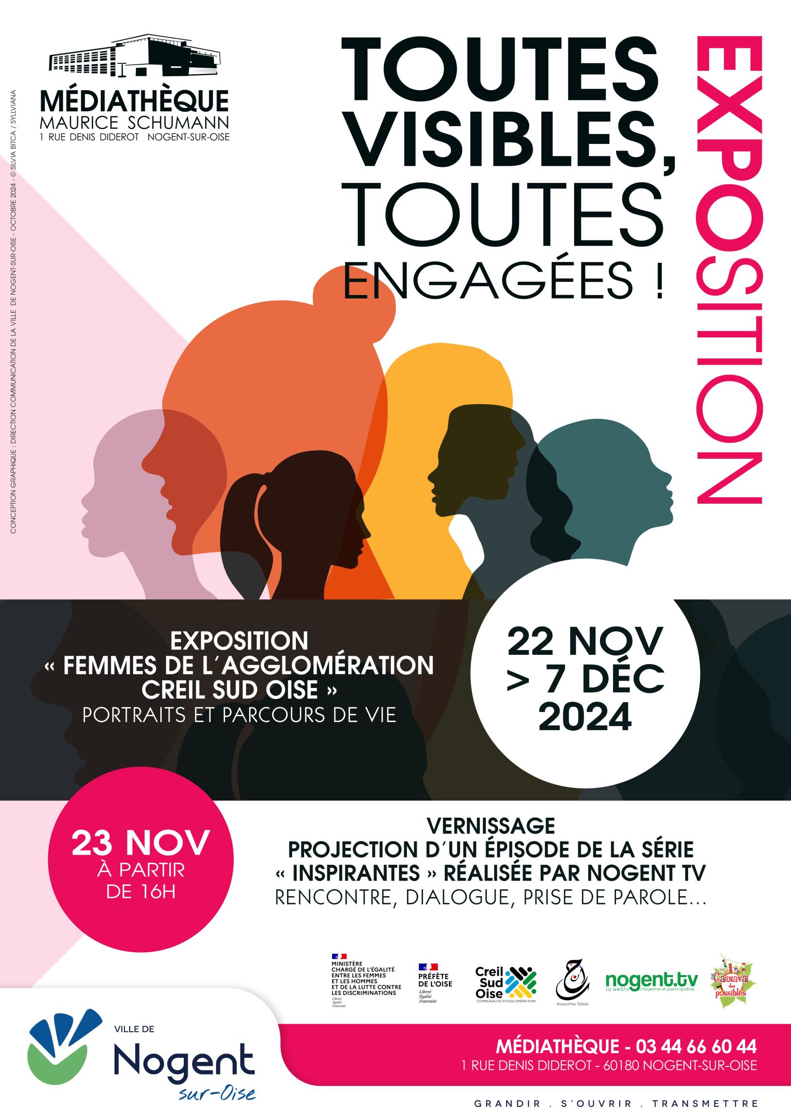 Exposition "Toutes visibles, toutes engagées" Toutes visibles , toutes engagées