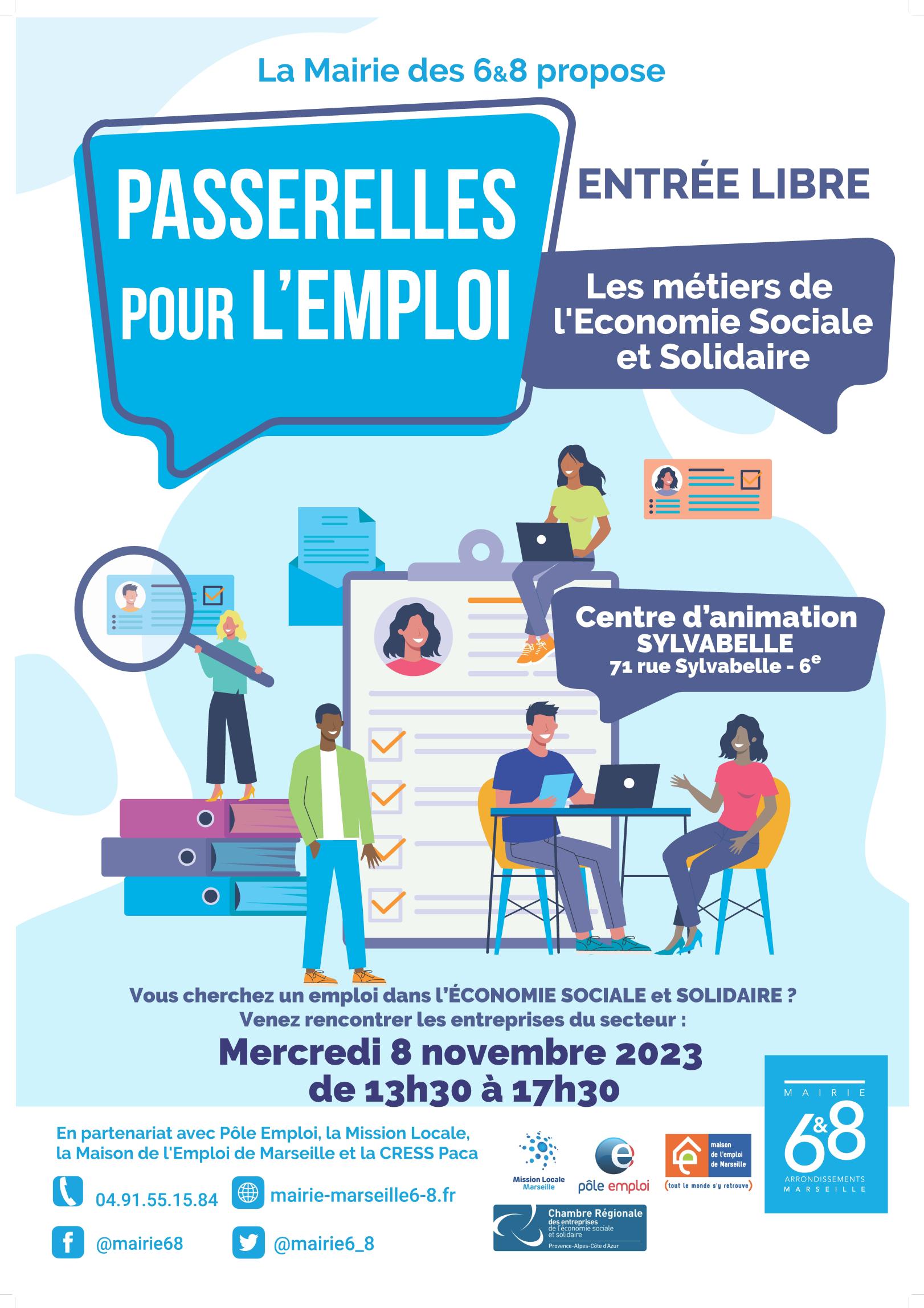Passerelles pour l'emploi - Marseille 6e