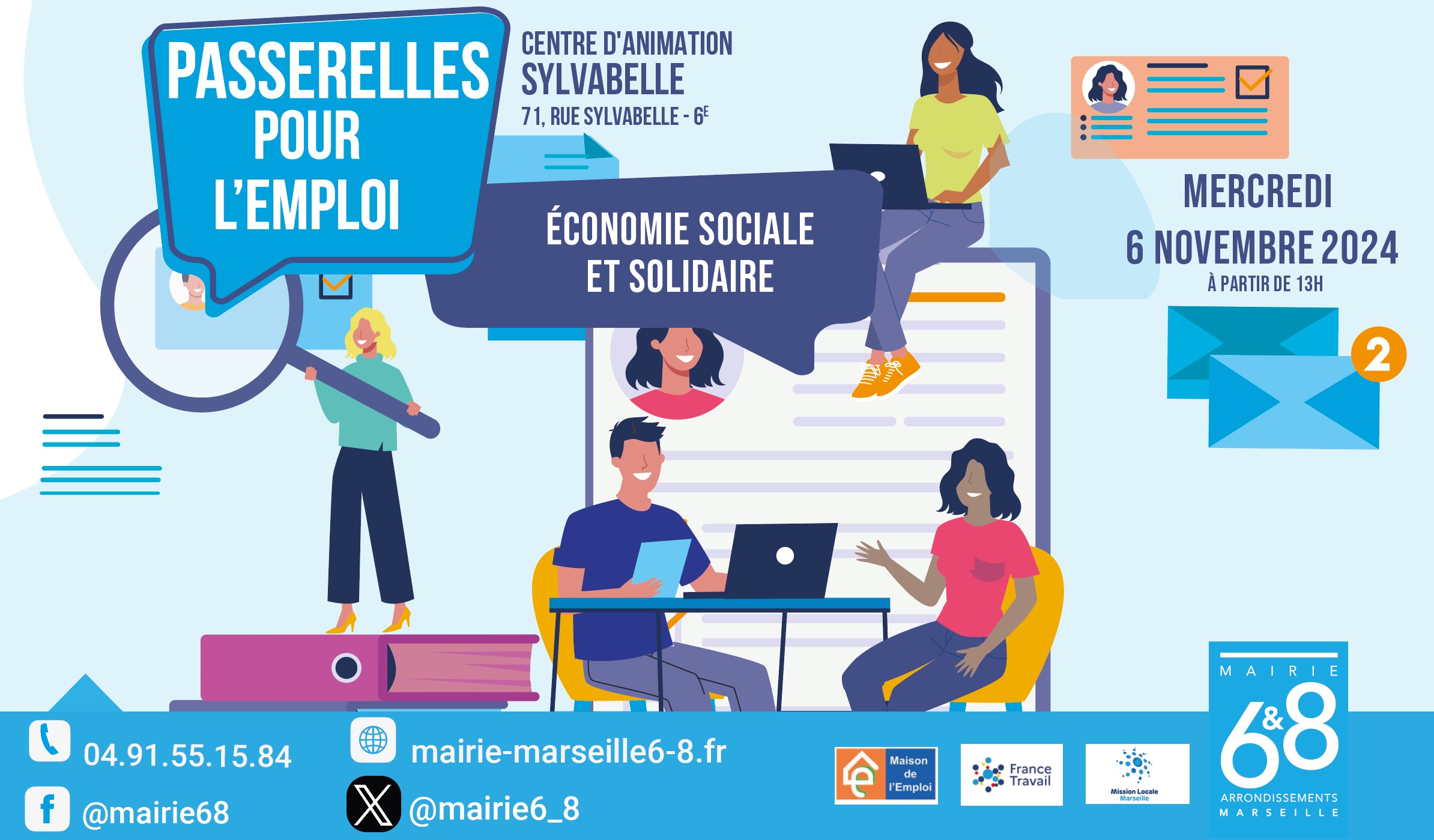 Passerelles pour l'emploi Marseille 6e