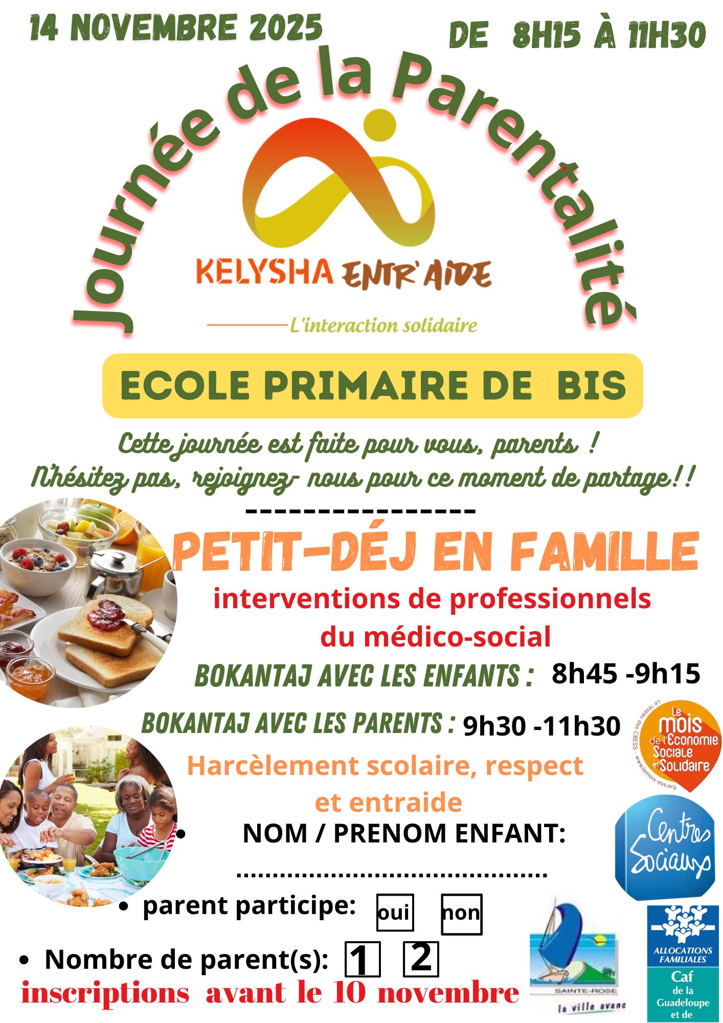 PETIT-DEJ EN FAMILLE