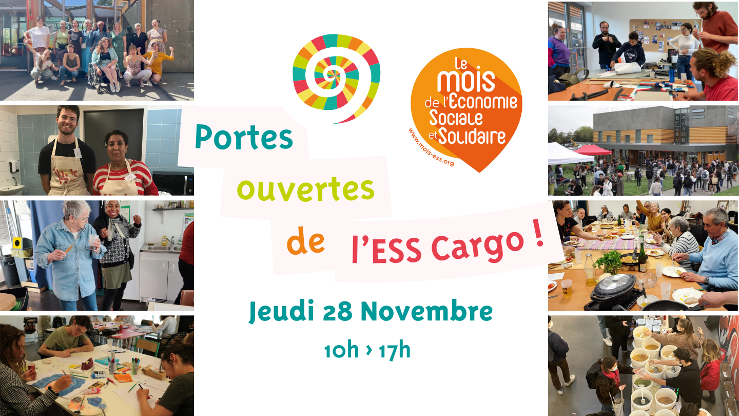 Portes ouvertes de l'ESS Cargo - Mois de l'ESS 2024 Portes ouvertes de l'ESS Cargo