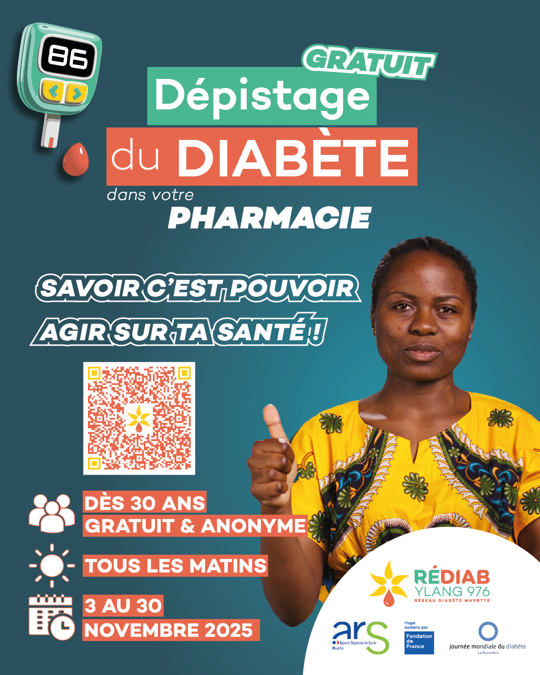 affiche dépistage pharmacie