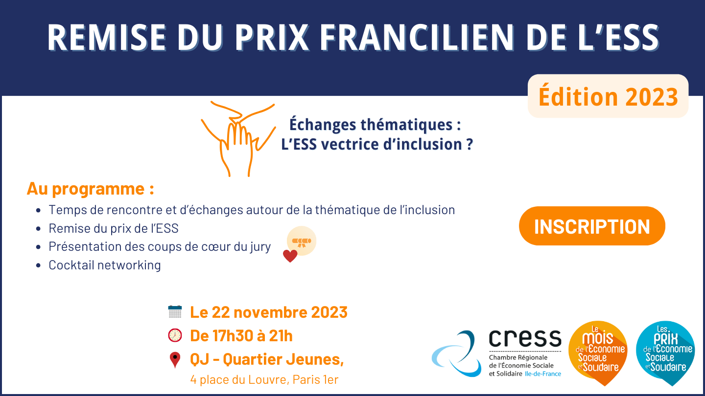 remise du prix francilien de l'ESS