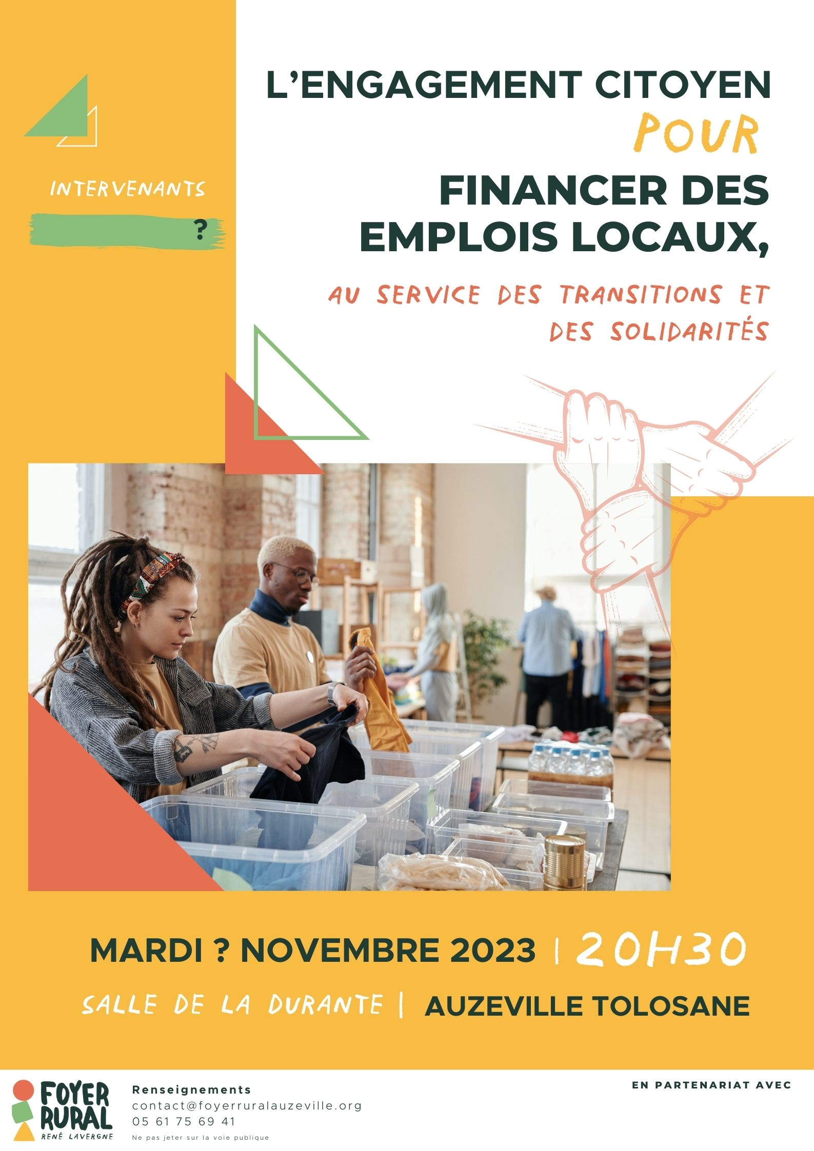 L’engagement citoyen pour financer des emplois locaux au service des transitions et des solidarités L’engagement citoyen pour financer des emplois locaux au service des transitions et des solidarités